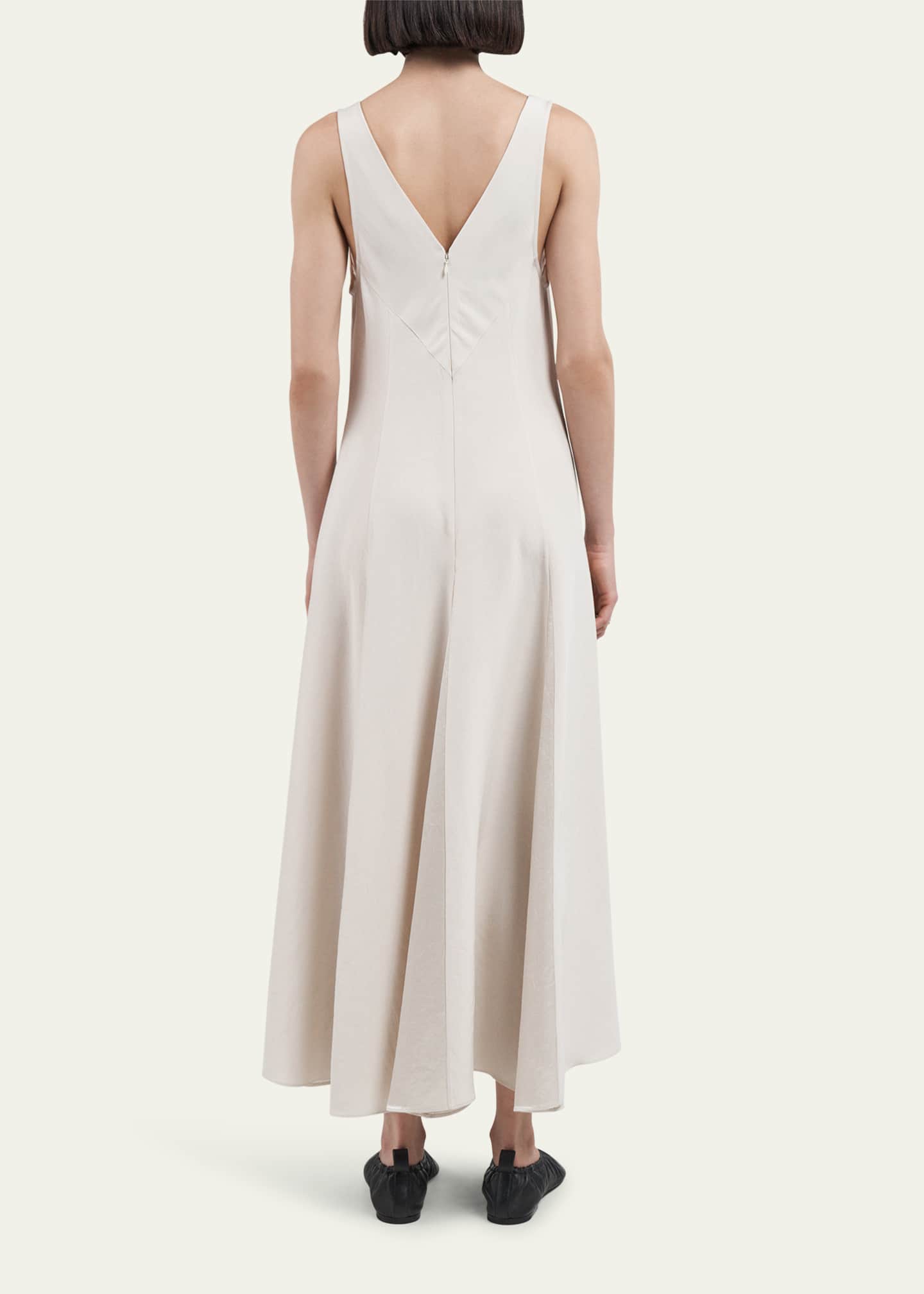 MARIA MCMANUS V-Neck Lace Godet Dress Image 3 of 5