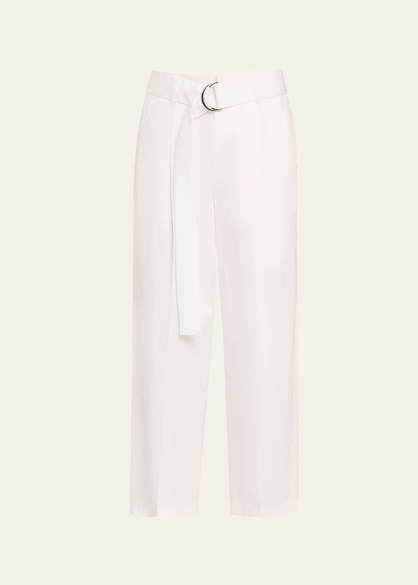 MARIA MCMANUS Belted Wide Leg Cropped Pants Image 1 of 5
