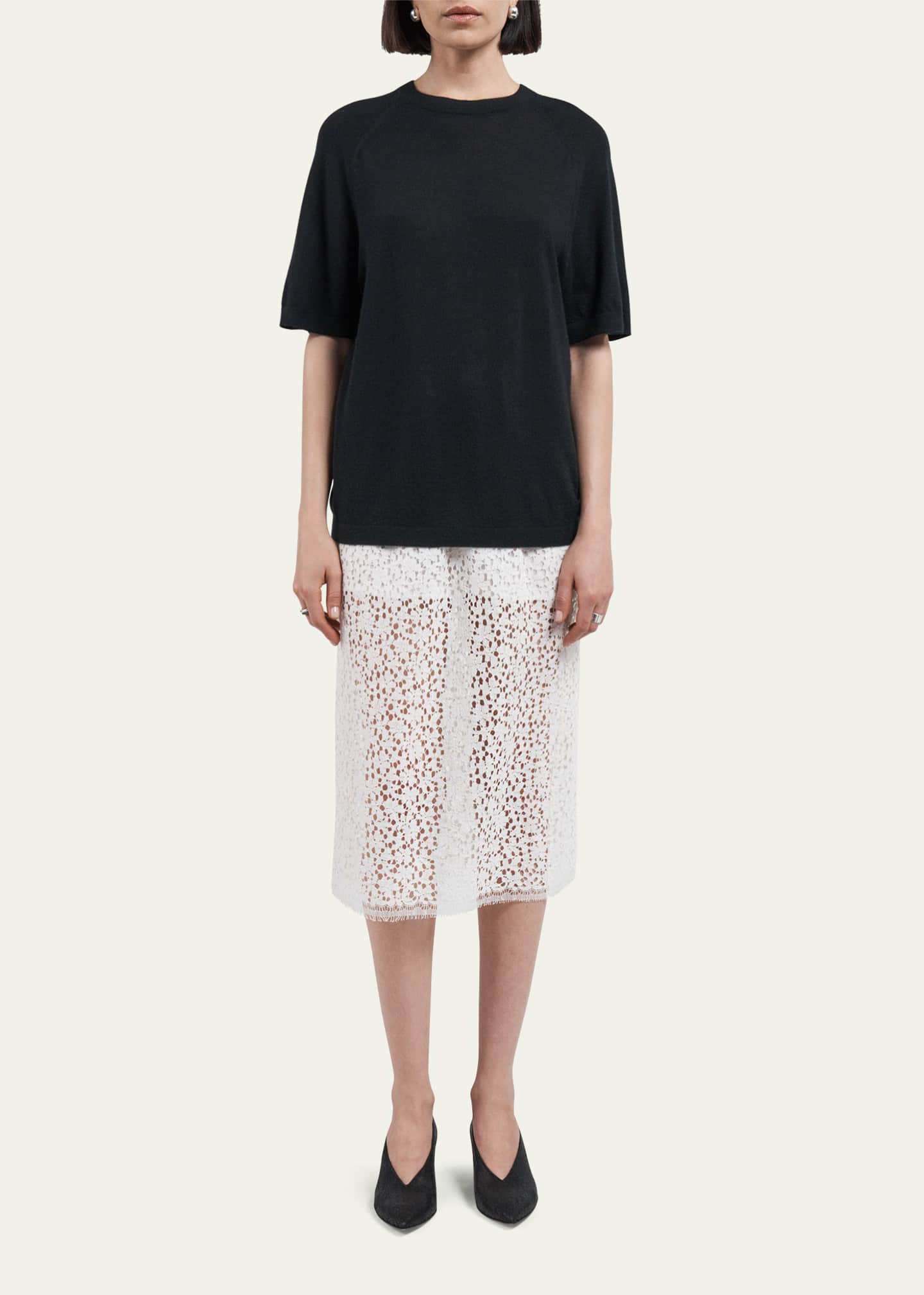 MARIA MCMANUS Oversized Cashmere T-Shirt Image 2 of 5