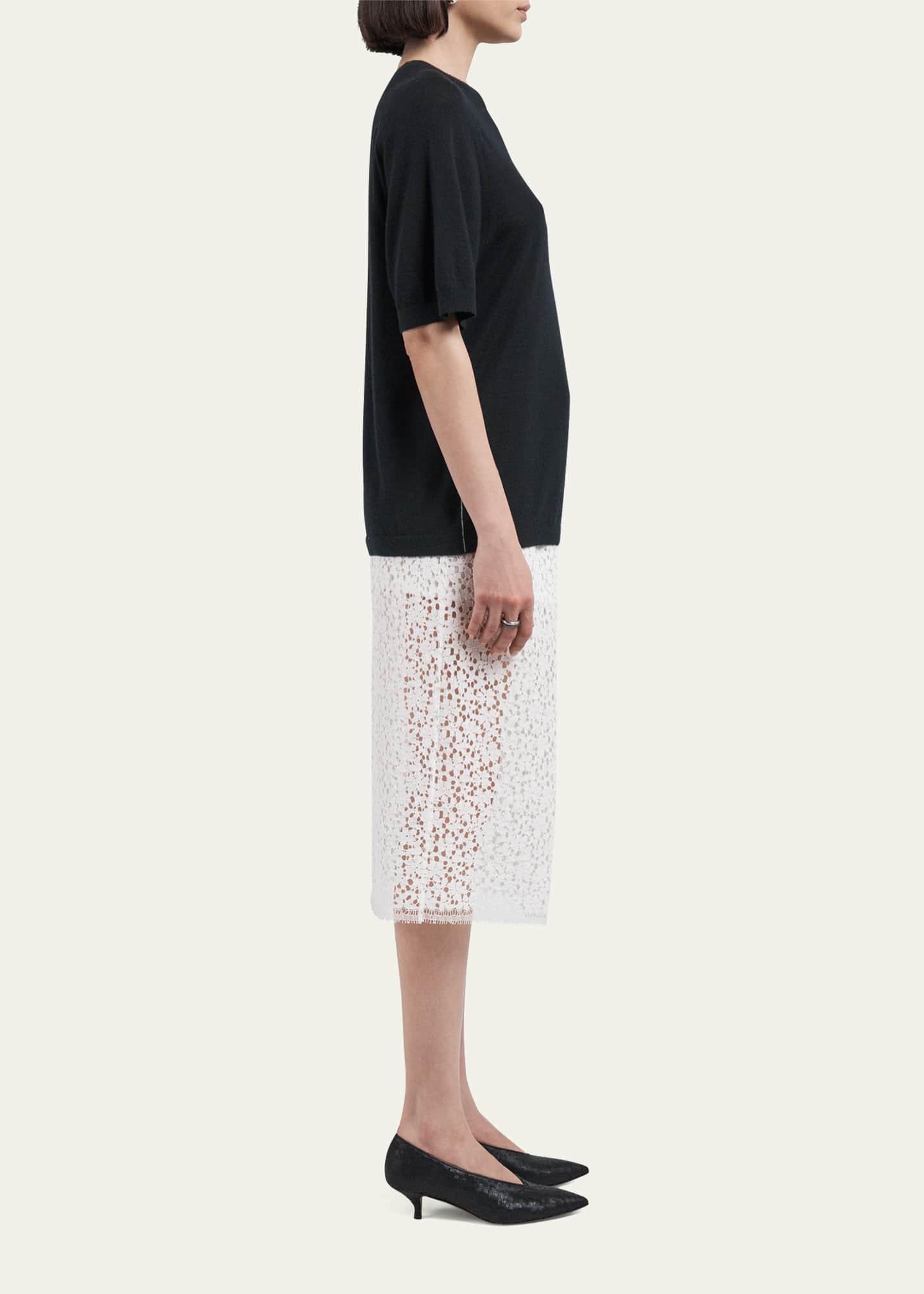 MARIA MCMANUS Oversized Cashmere T-Shirt Image 4 of 5