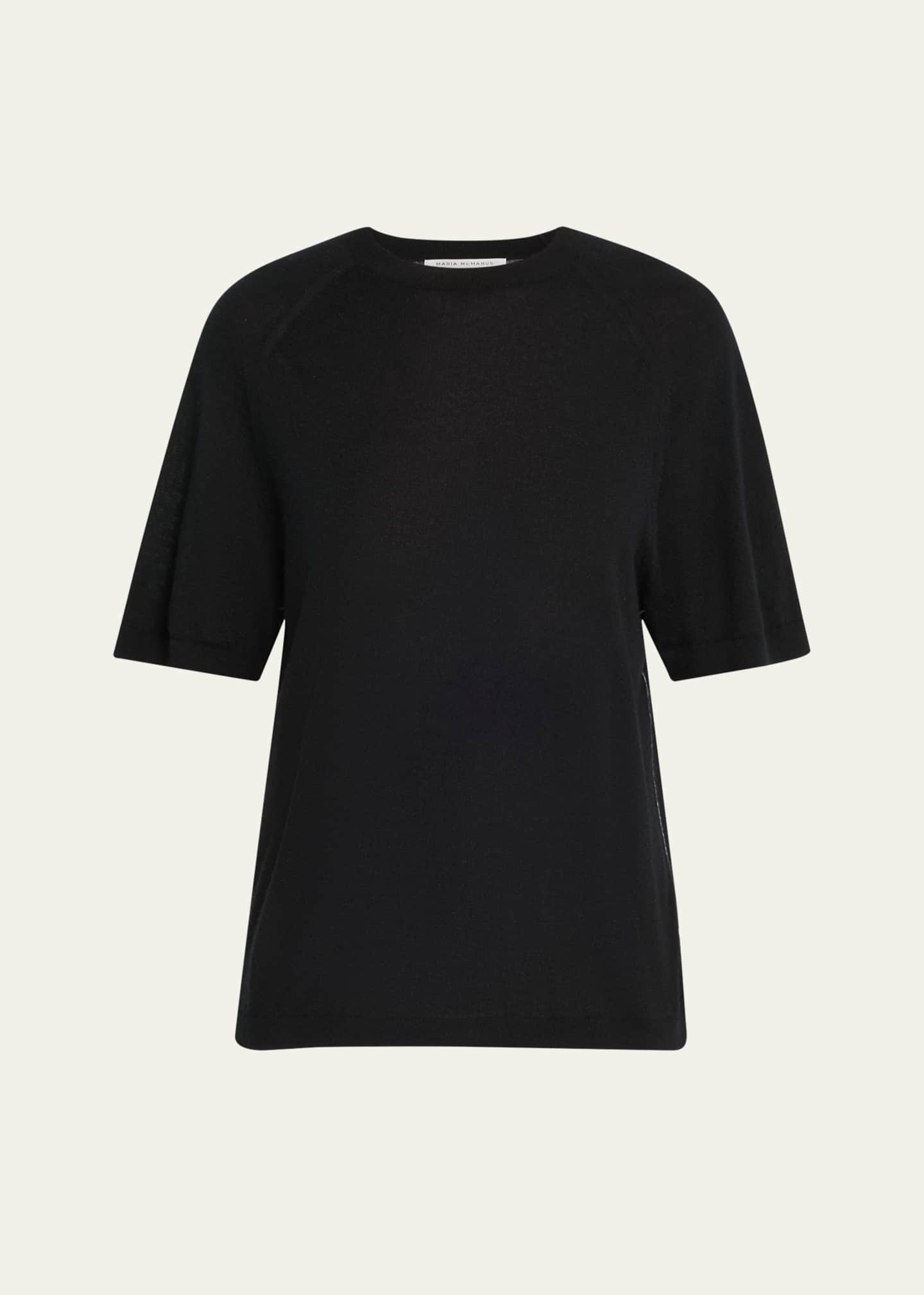 MARIA MCMANUS Oversized Cashmere T-Shirt Image 1 of 5