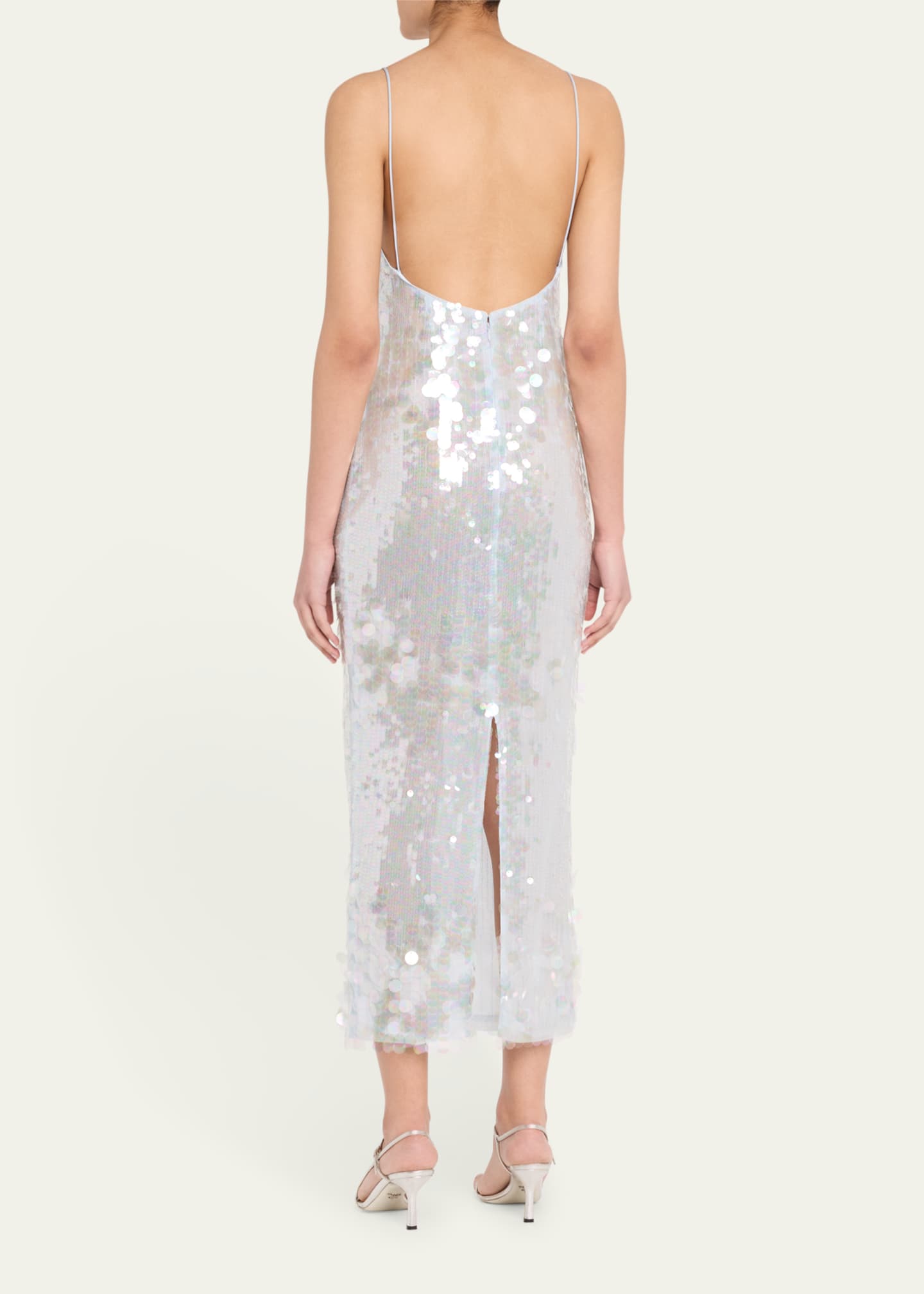 Retrofete Alana Sleeveless Sequined Midi Dress Image 3 of 5