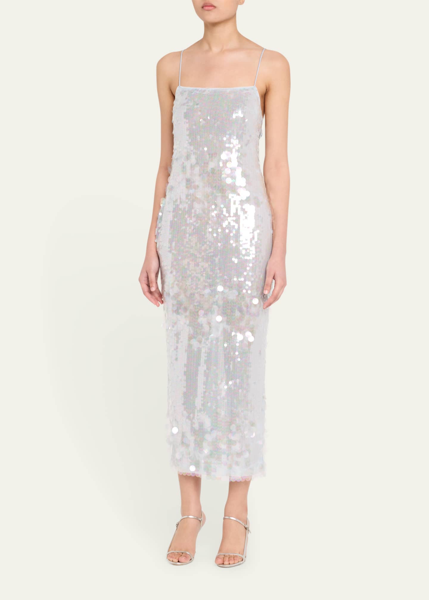 Retrofete Alana Sleeveless Sequined Midi Dress Image 4 of 5
