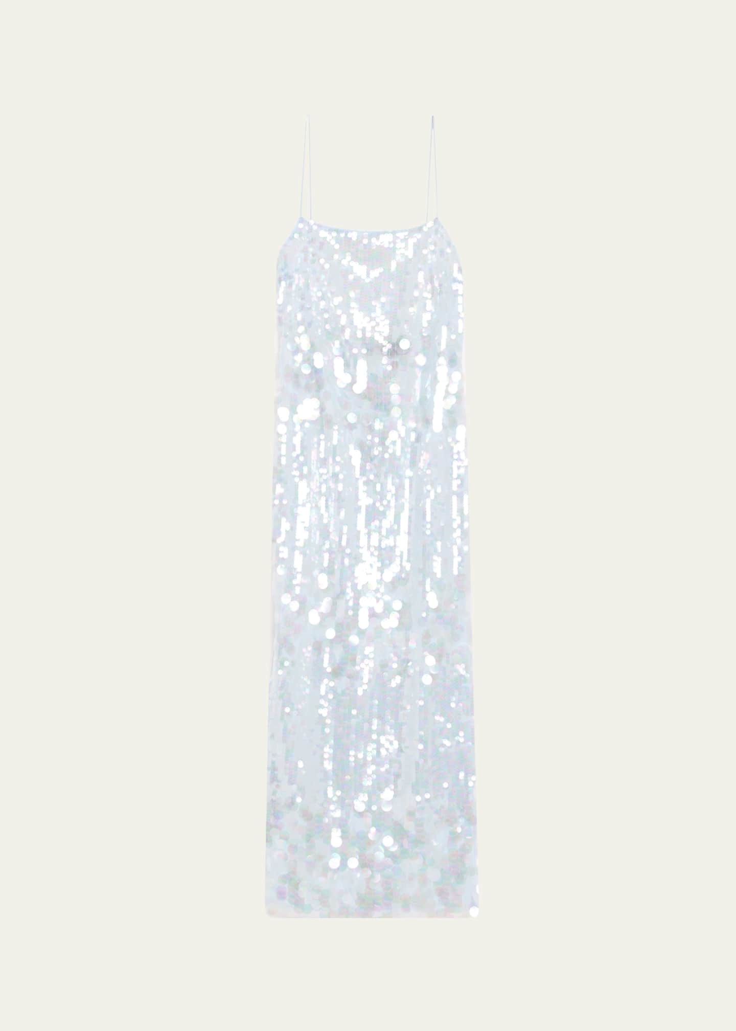 Retrofete Alana Sleeveless Sequined Midi Dress Image 1 of 5
