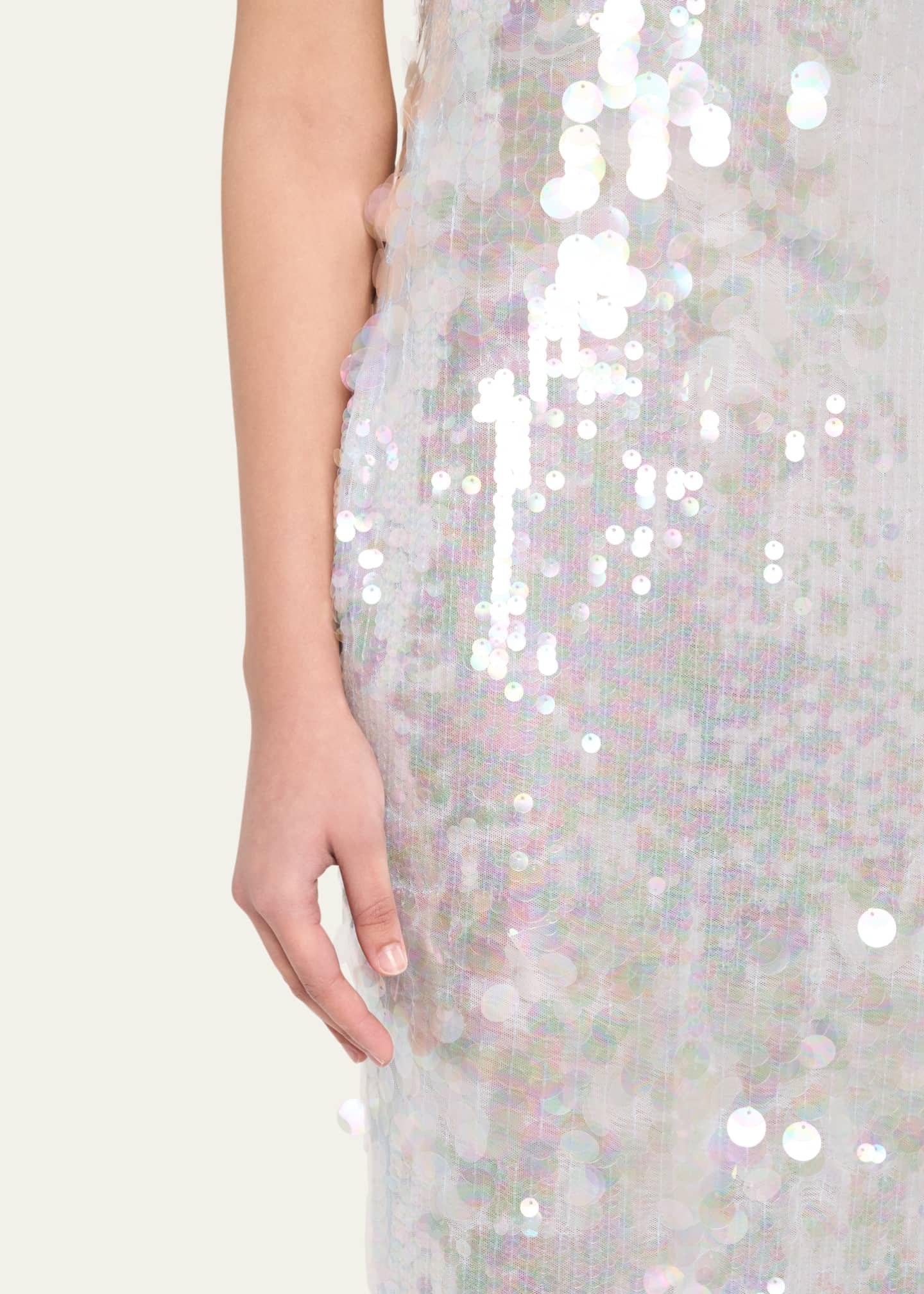 Retrofete Alana Sleeveless Sequined Midi Dress Image 5 of 5