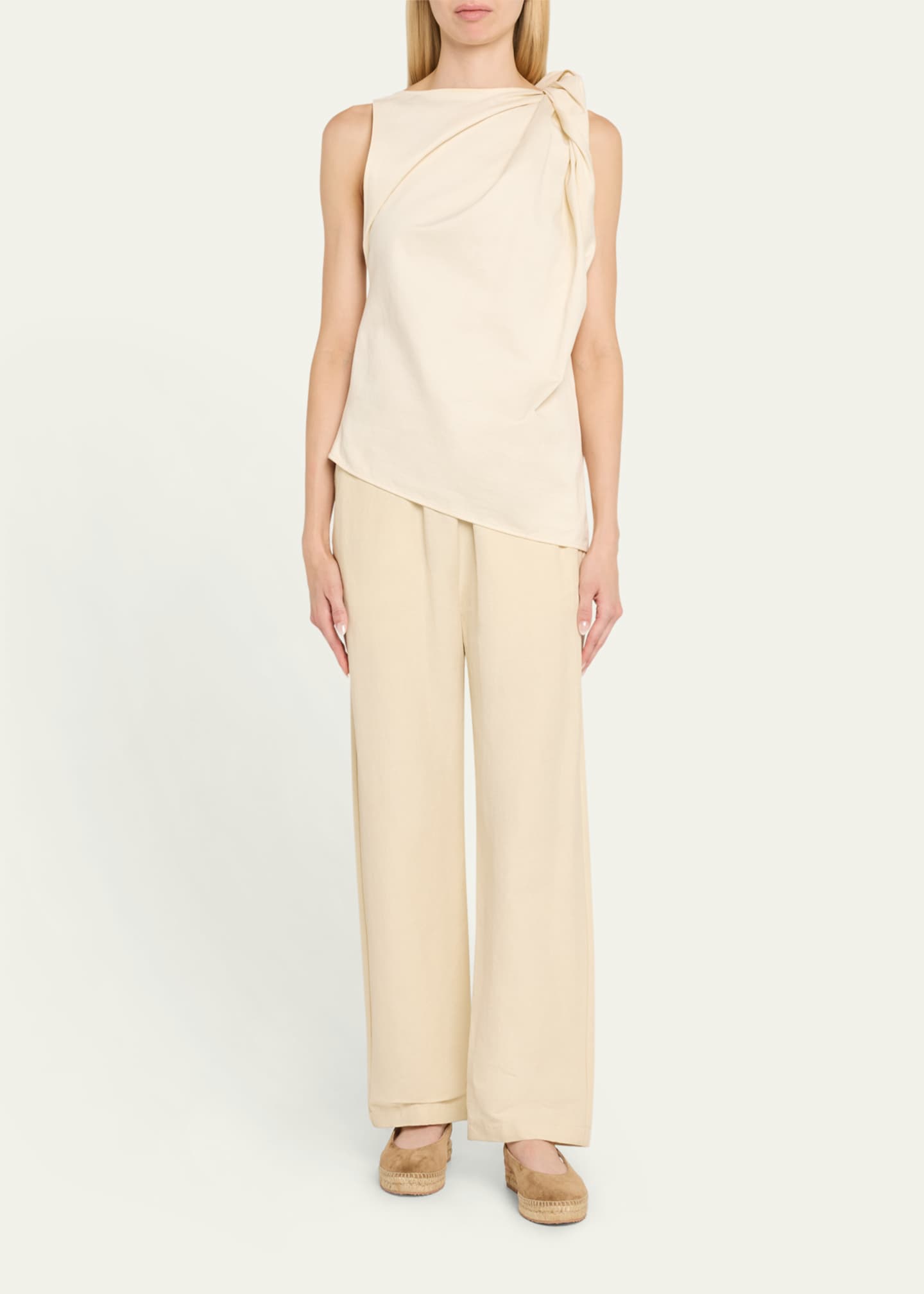 Gianvito Rossi Suede Slingback Ballerina Espadrilles Image 3 of 6