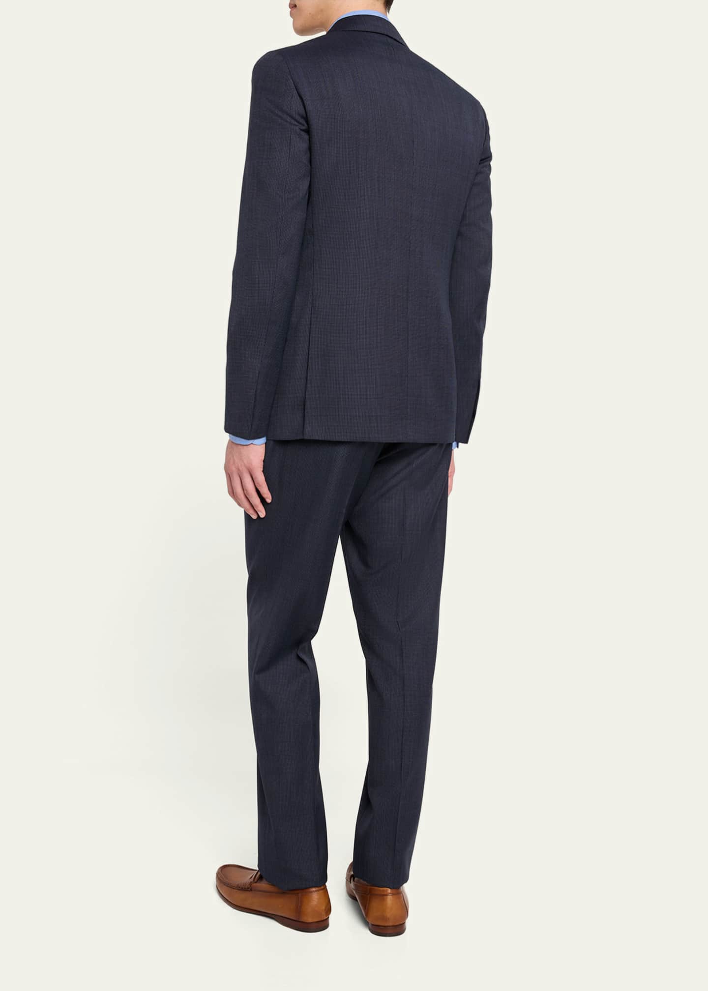 Ralph Lauren Purple Label Men's Greg Nailhead Wool-Cashmere Suit Jacket Image 3 of 8