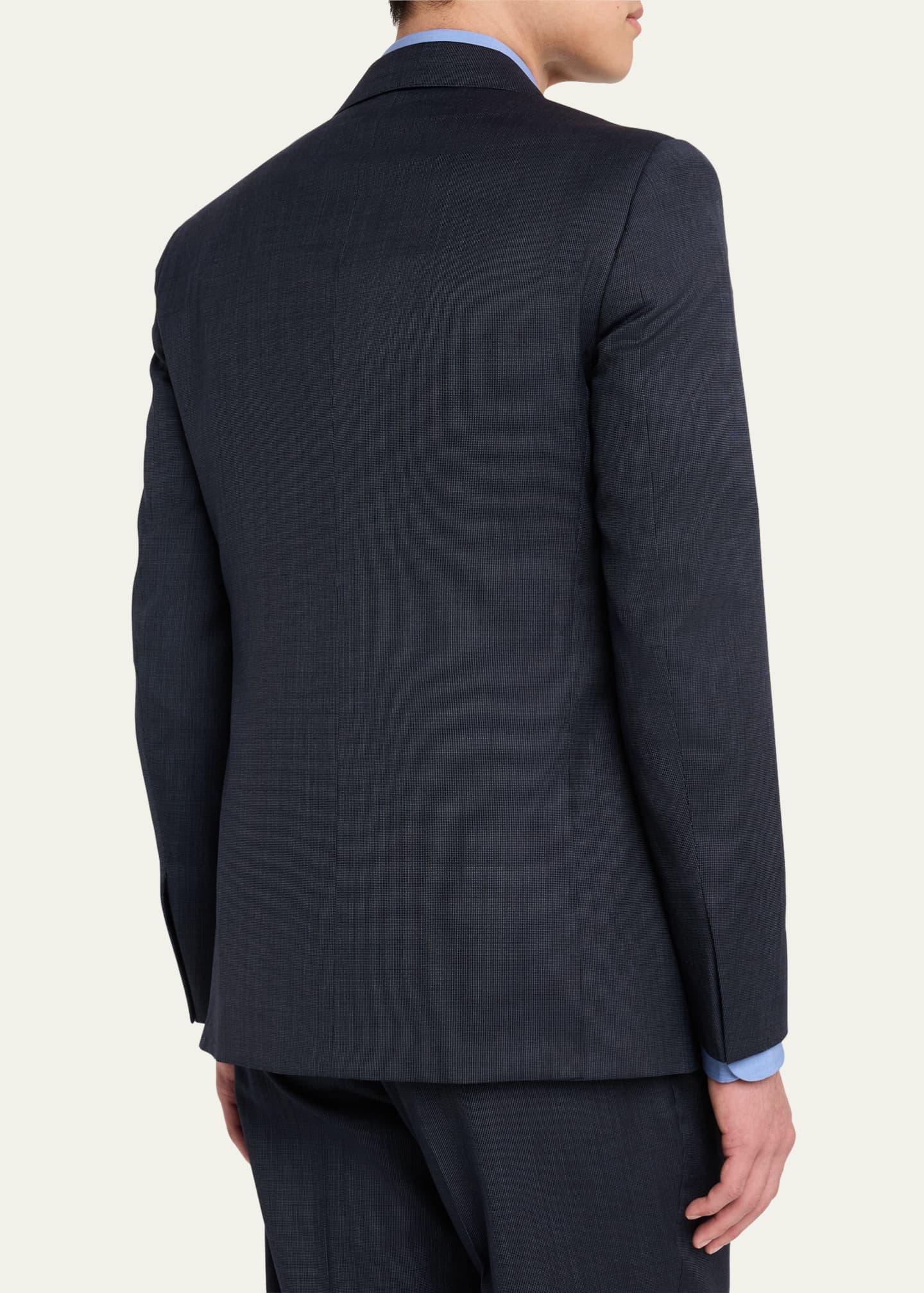 Ralph Lauren Purple Label Men's Greg Nailhead Wool-Cashmere Suit Jacket Image 5 of 8