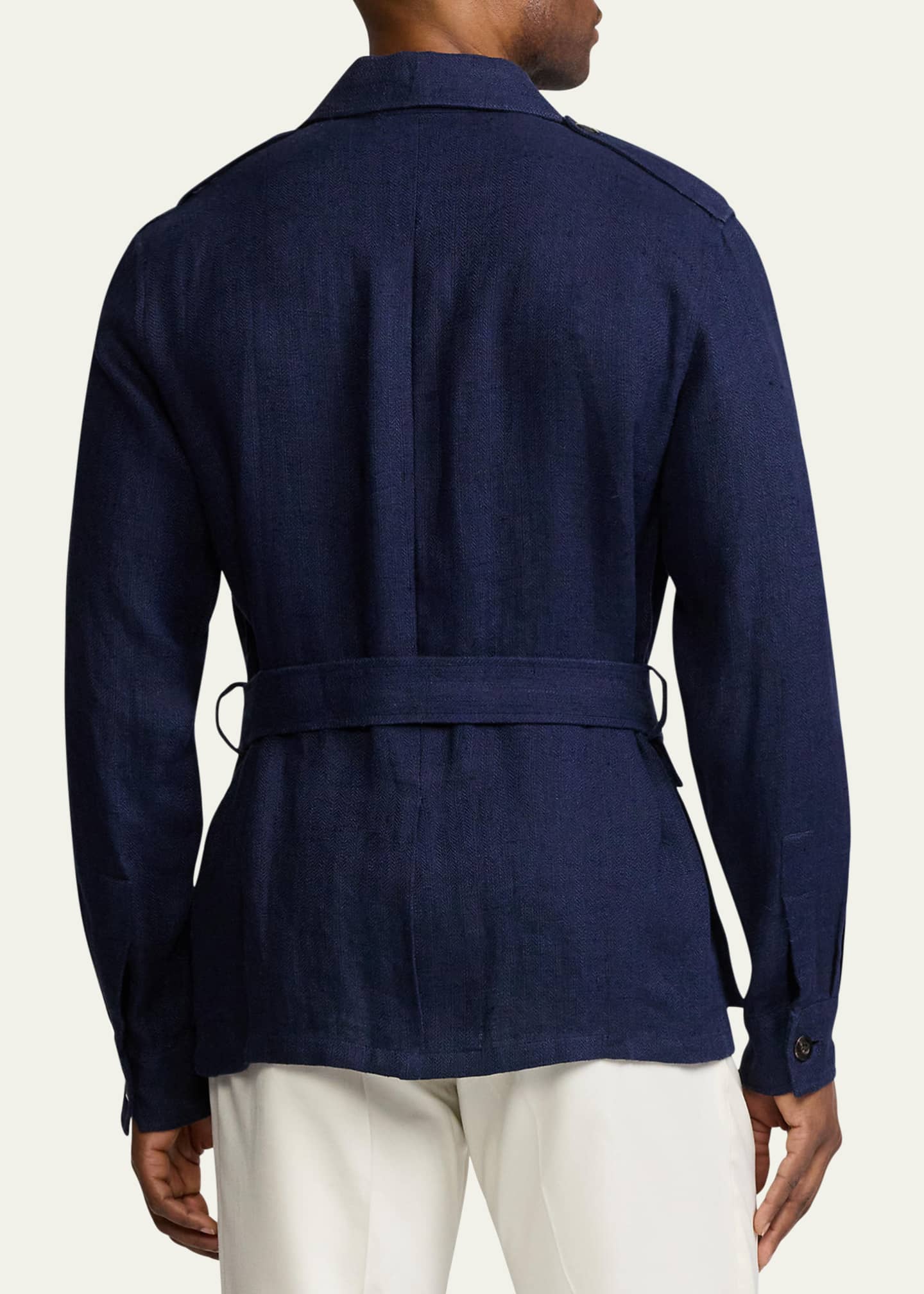 Ralph Lauren Purple Label Men's Large Herringbone Modern Ralph Lauren Purple Label Men's Large Herringbone Modern