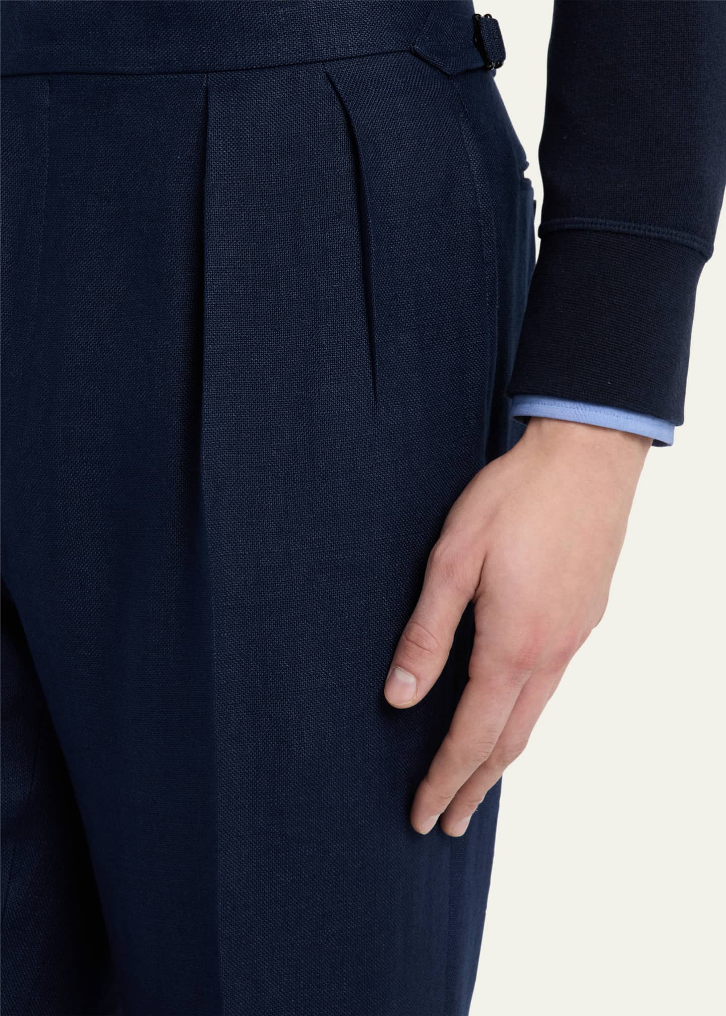 Ralph Lauren Purple Label Men's Gregory Hand-Tailored Trousers Image 5 of 5