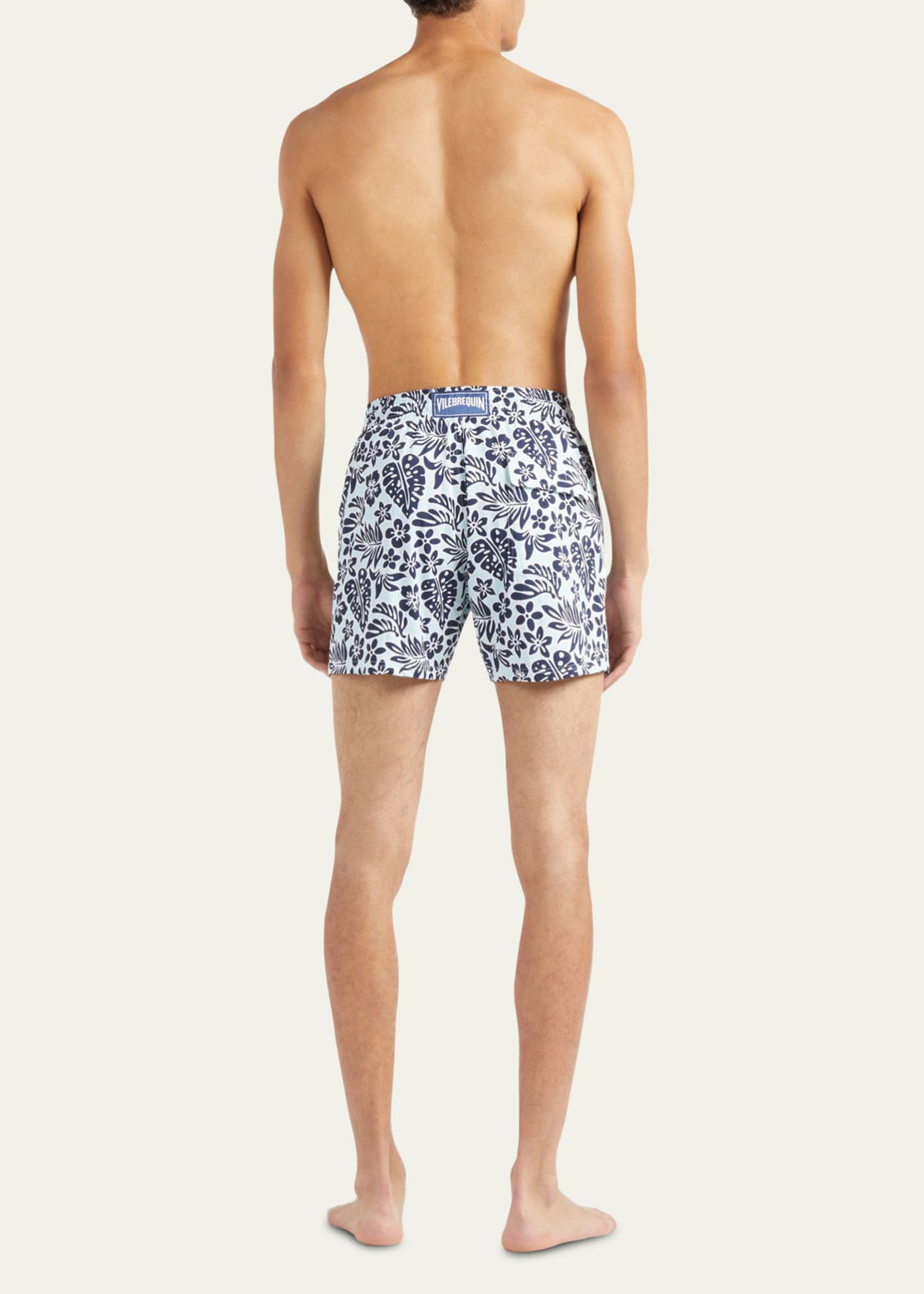 Vilebrequin Men's Leaf-Print Swim Shorts Image 3 of 3
