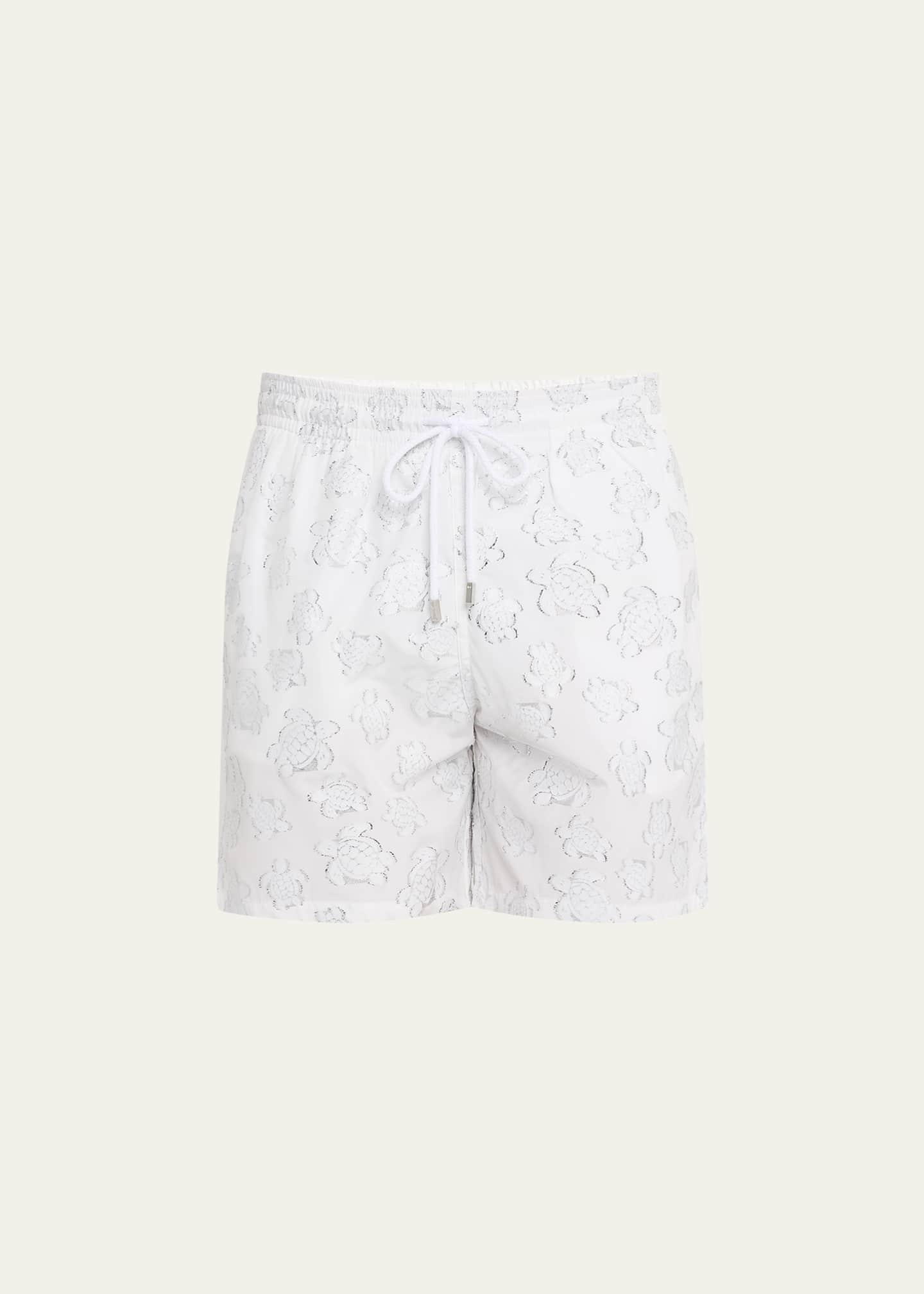 Vilebrequin Men's Turtle-Print Swim Shorts Image 1 of 4
