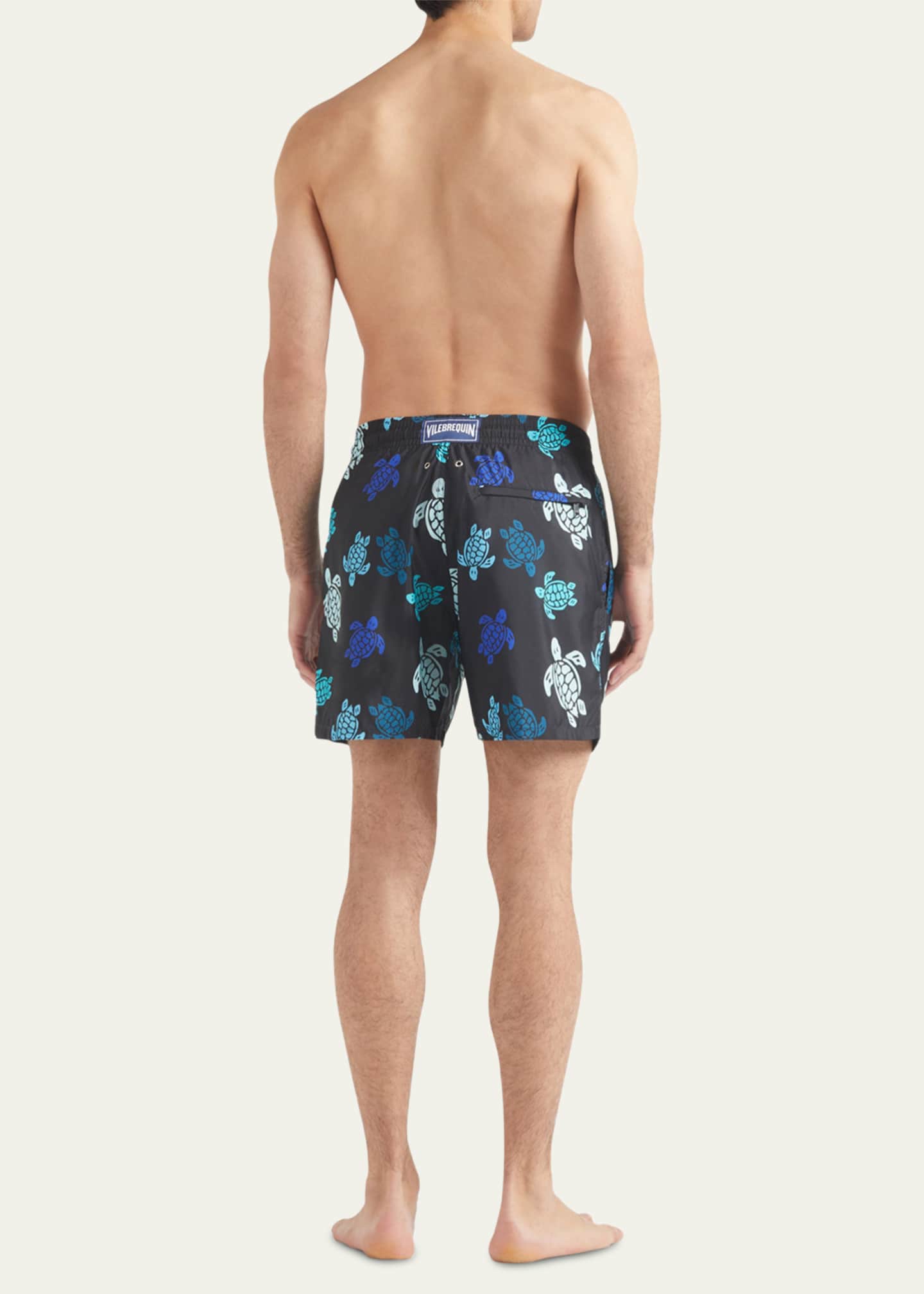 Vilebrequin Men's Multicolor Turtle-Print Swim Shorts Image 3 of 3