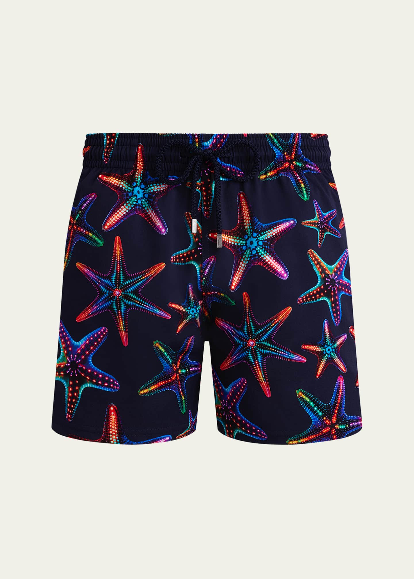 Vilebrequin Men's Disco Starfish-Print Swim Shorts