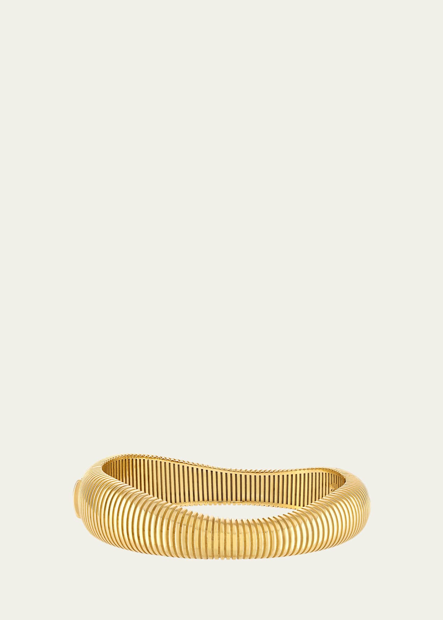 Pamela Zamore 18K Yellow Gold Isla Flow Bangle Bracelet Image 1 of 2
