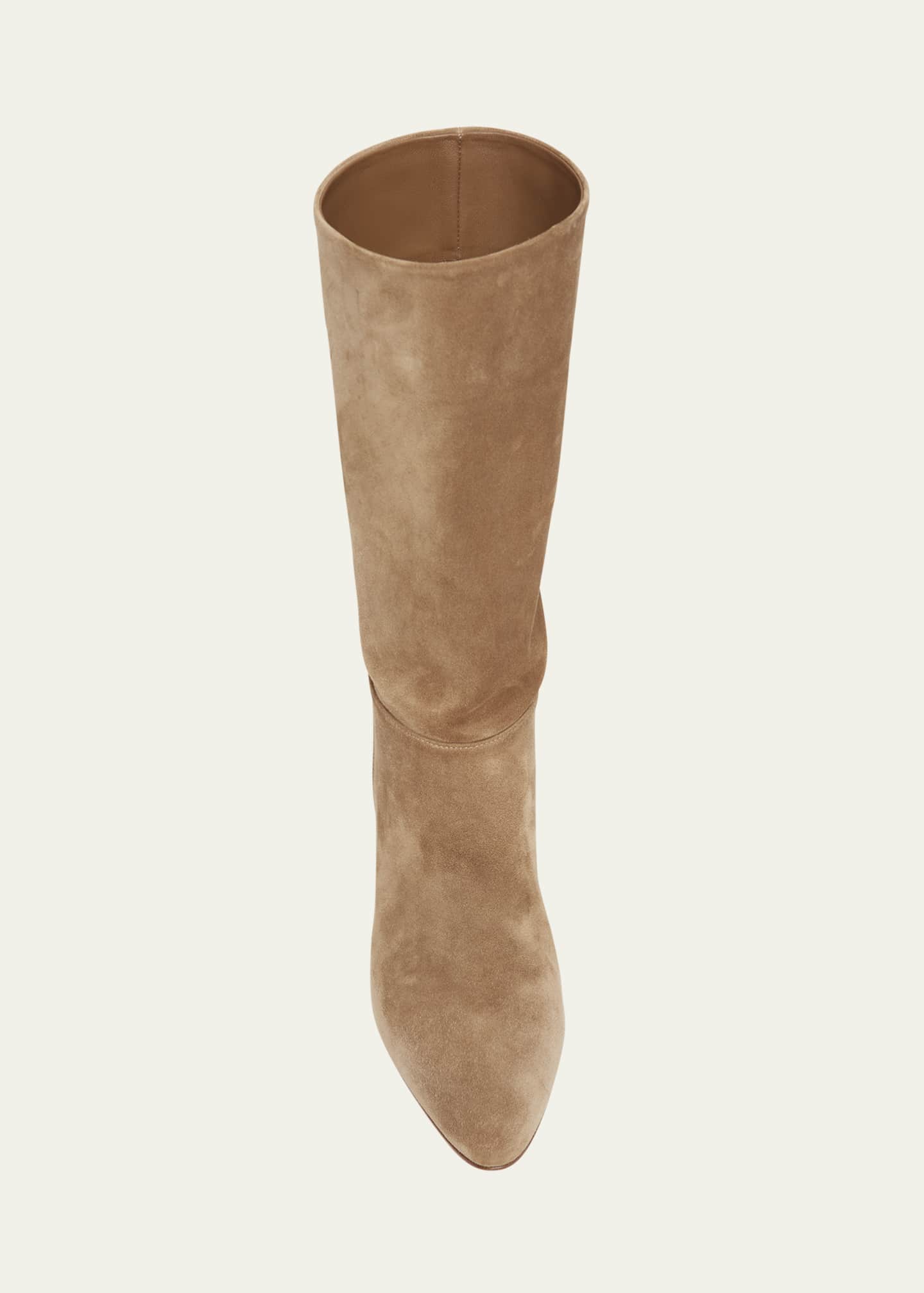 Gianvito Rossi Slouchy Suede Mid Boots Image 6 of 6