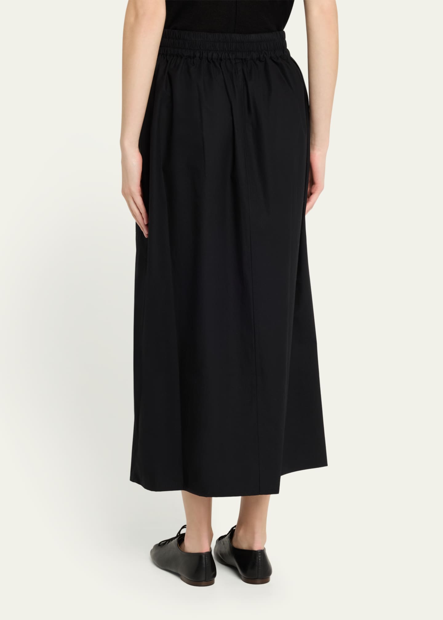 Studio Nicholson Oates Drawstring Midi Skirt with Pockets Image 3 of 5