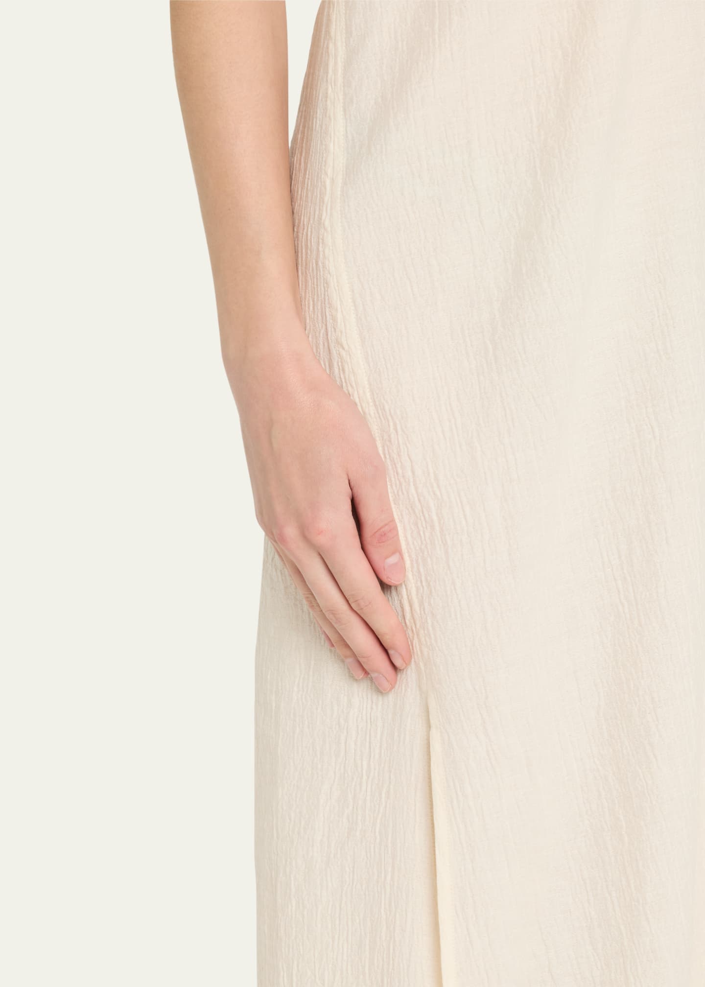 Studio Nicholson Lise Sleeveless Asymmetric Midi Dress Image 5 of 5