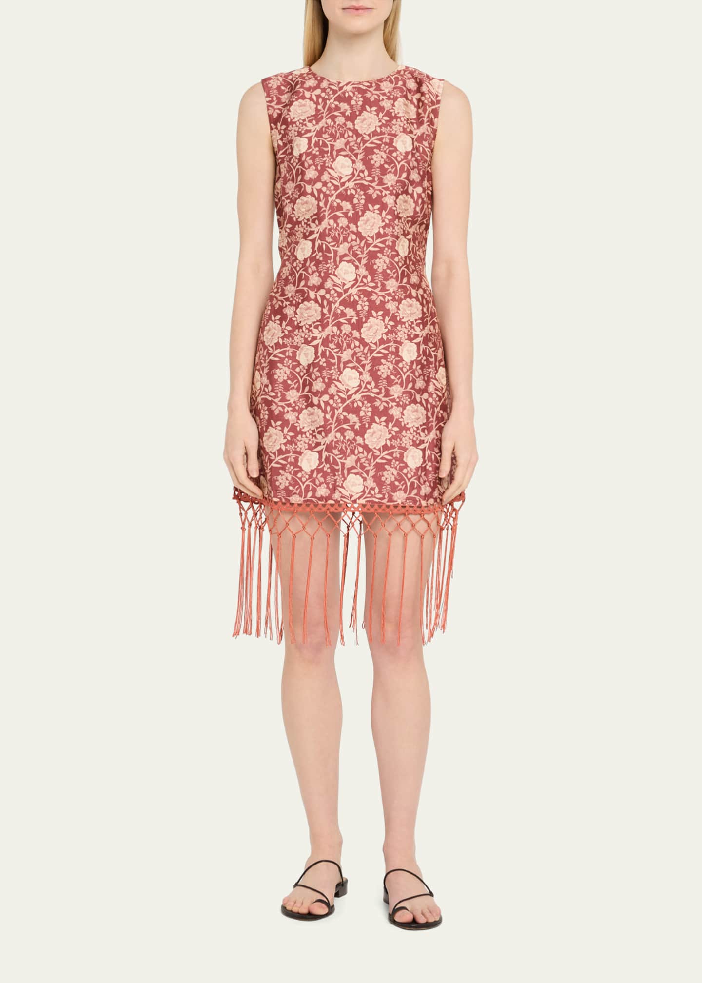 Verandah Fringed Shift Dress Image 2 of 4