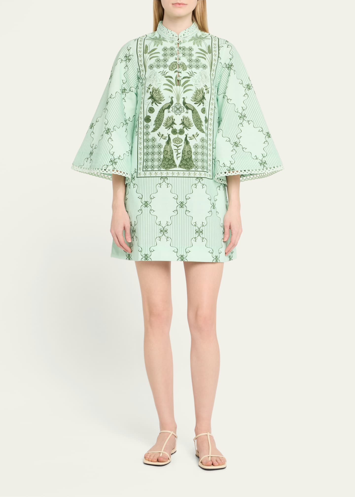 Verandah Mini Kaftan Dress Image 2 of 5