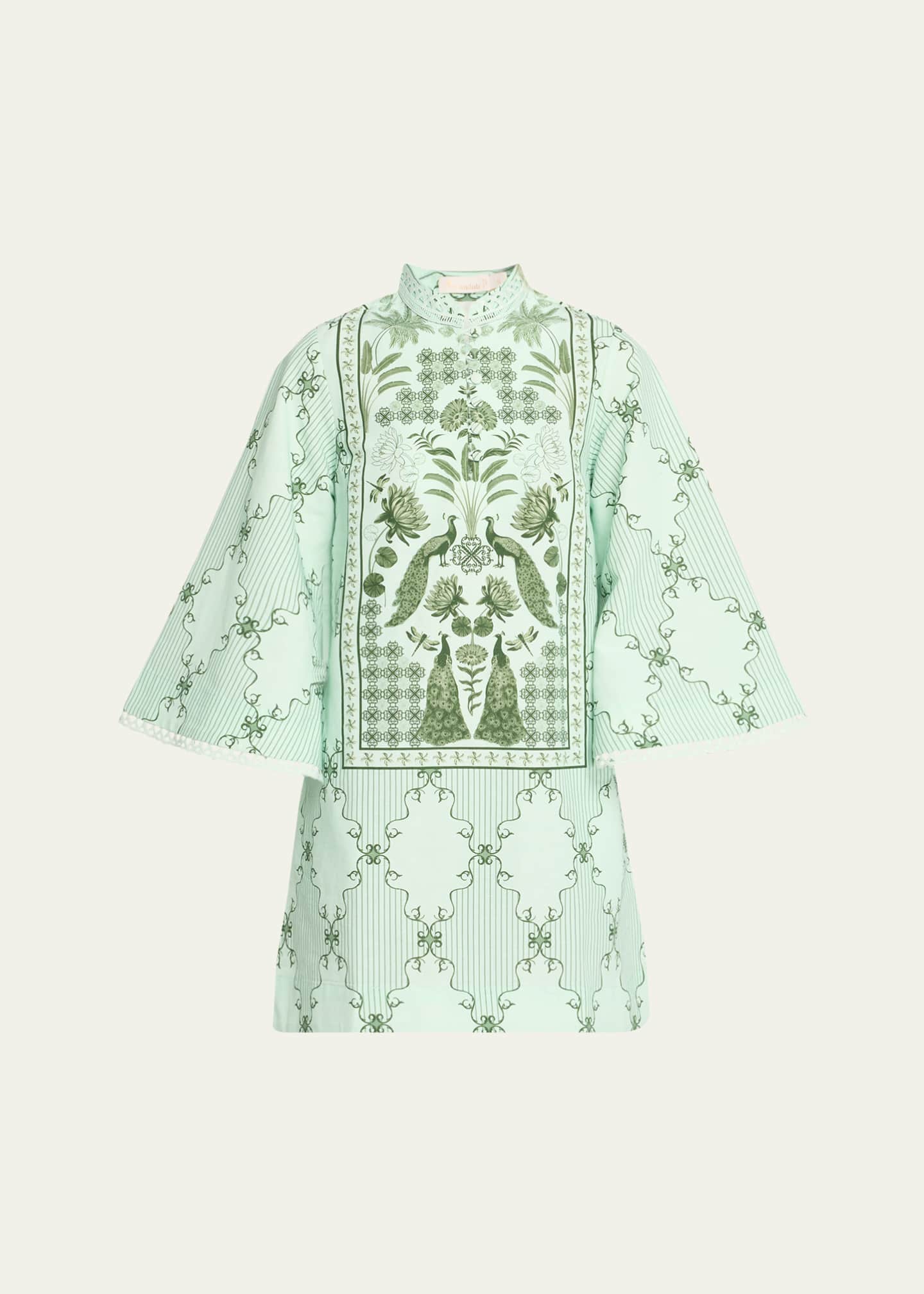 Verandah Mini Kaftan Dress Image 1 of 5