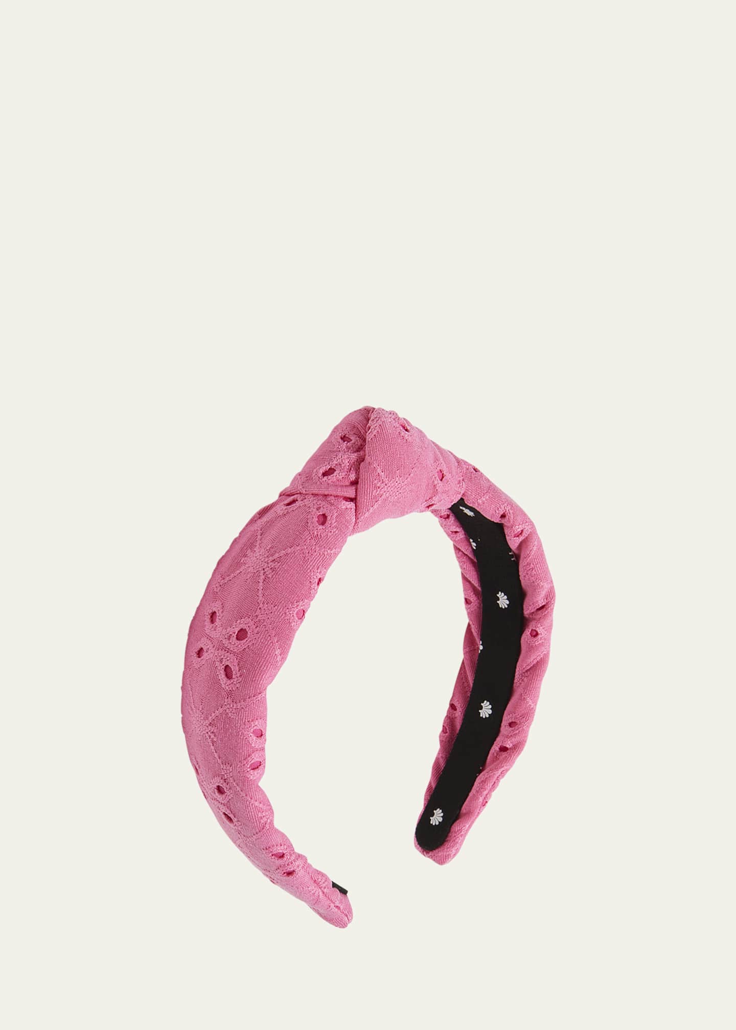 Lele Sadoughi Knotted Eyelet Slim Headband Image 1 of 2