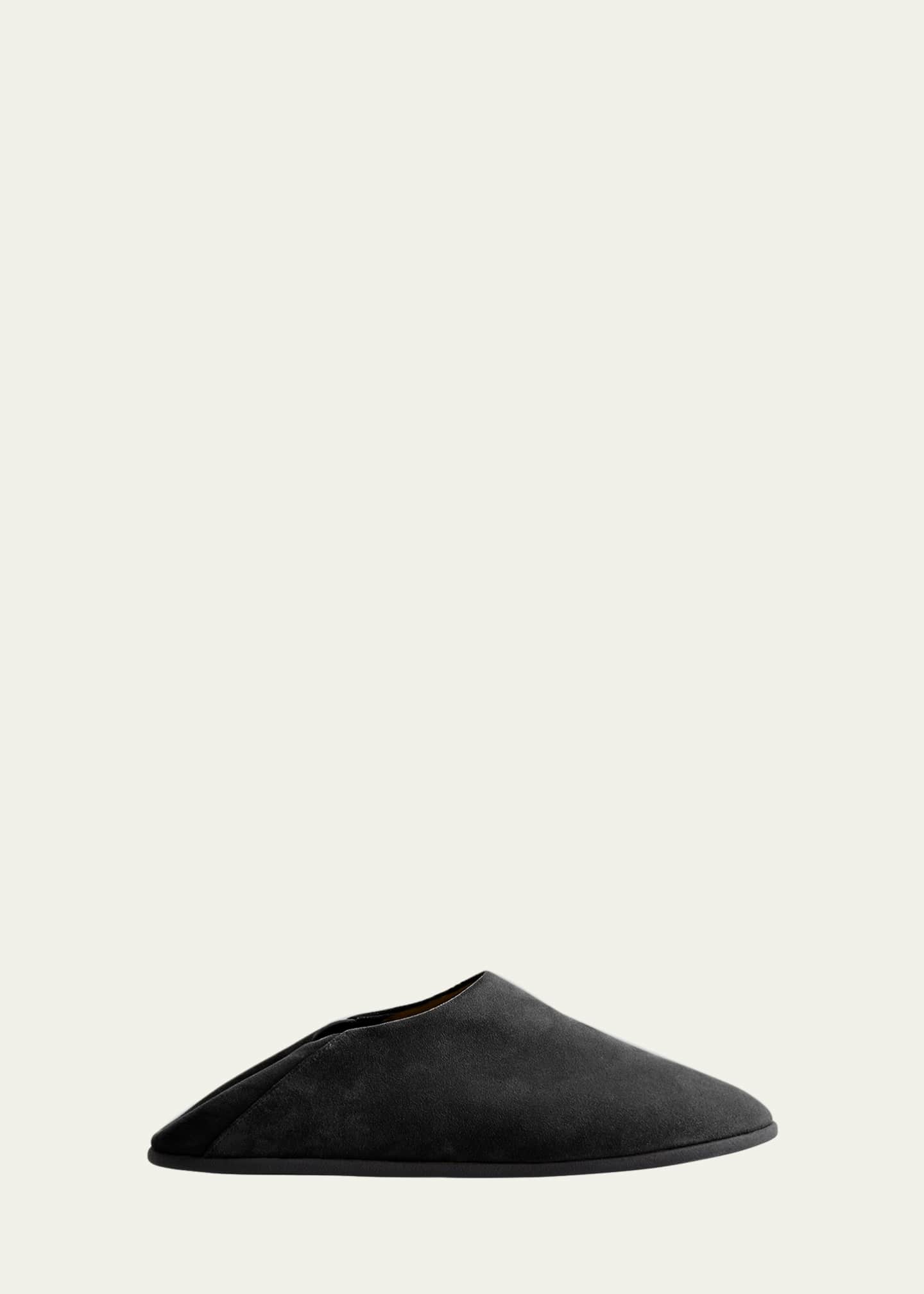 Christen Big Bootie Suede Slipper Mules Image 1 of 3