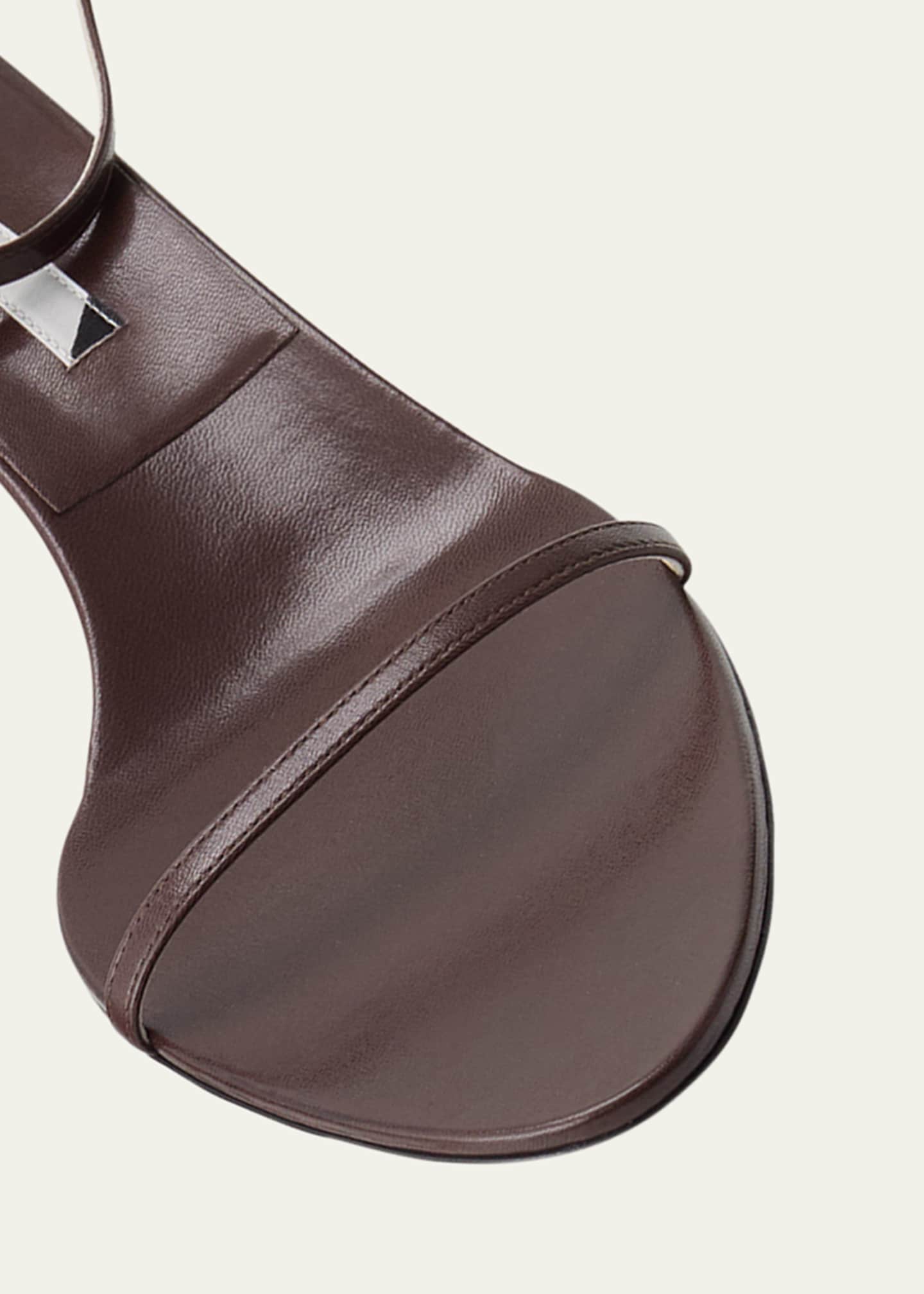 Christen Leather Ankle-Strap Sandals Image 3 of 3