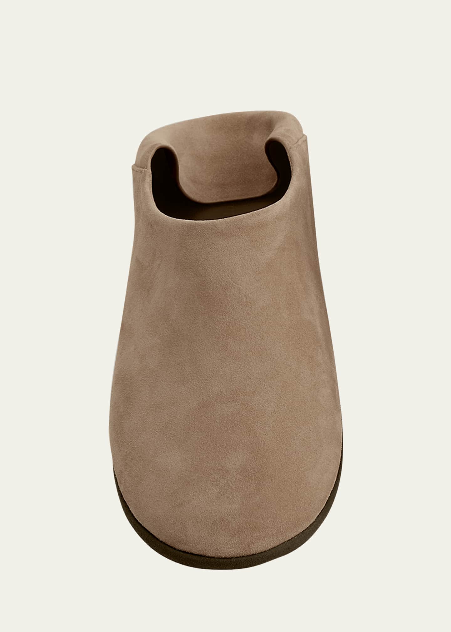 Christen Big Bootie Suede Slipper Mules Image 3 of 3