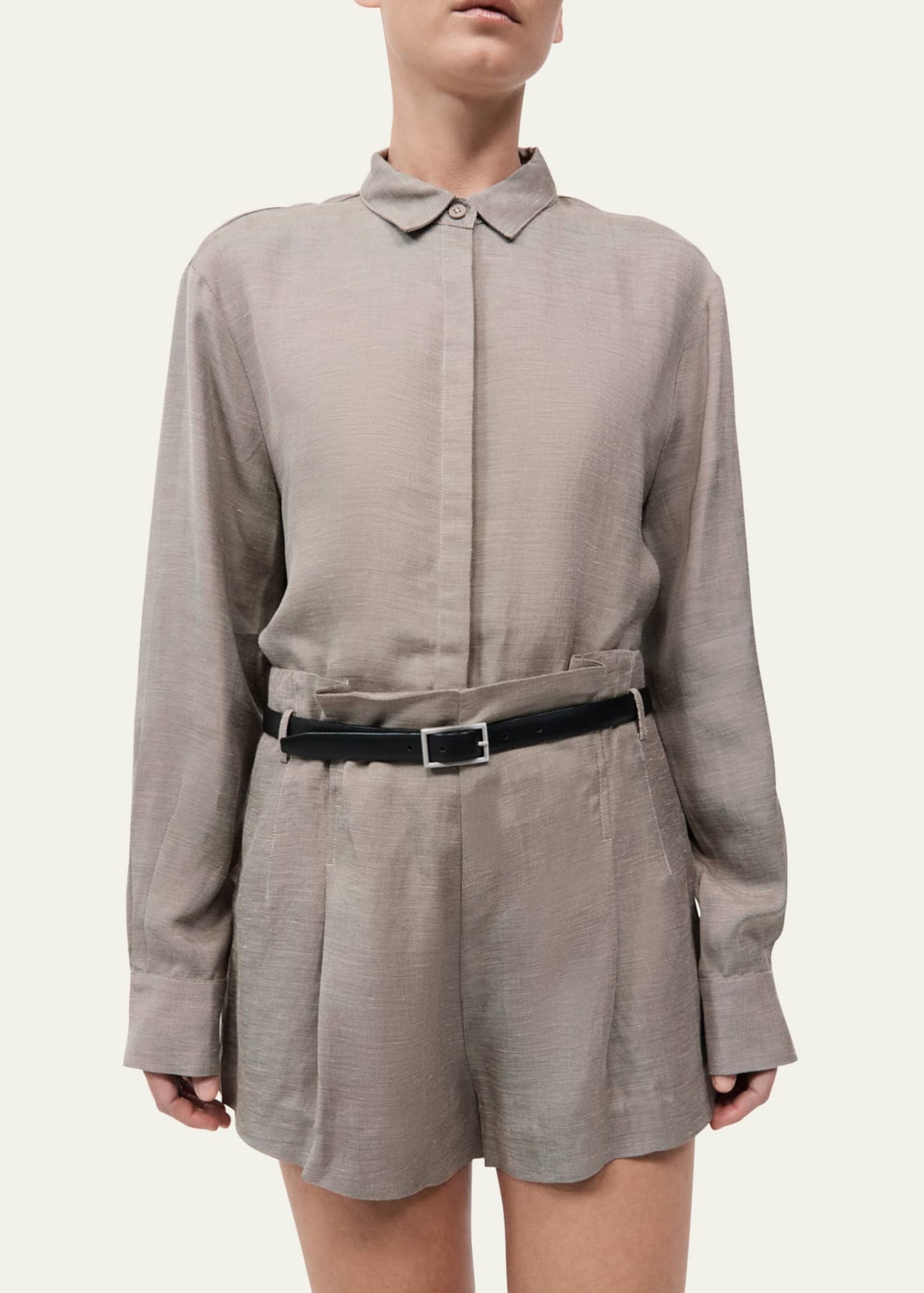 St. Agni Melange Classic Shirt Image 5 of 5