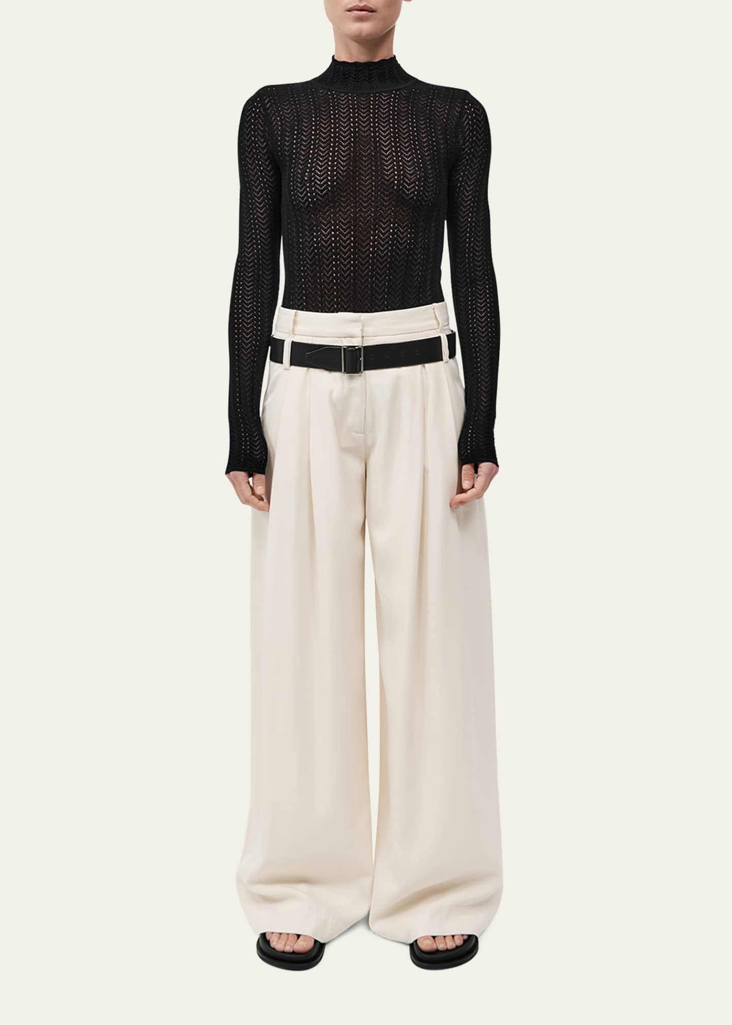 St. Agni Textured Knit Bodysuit Image 2 of 5