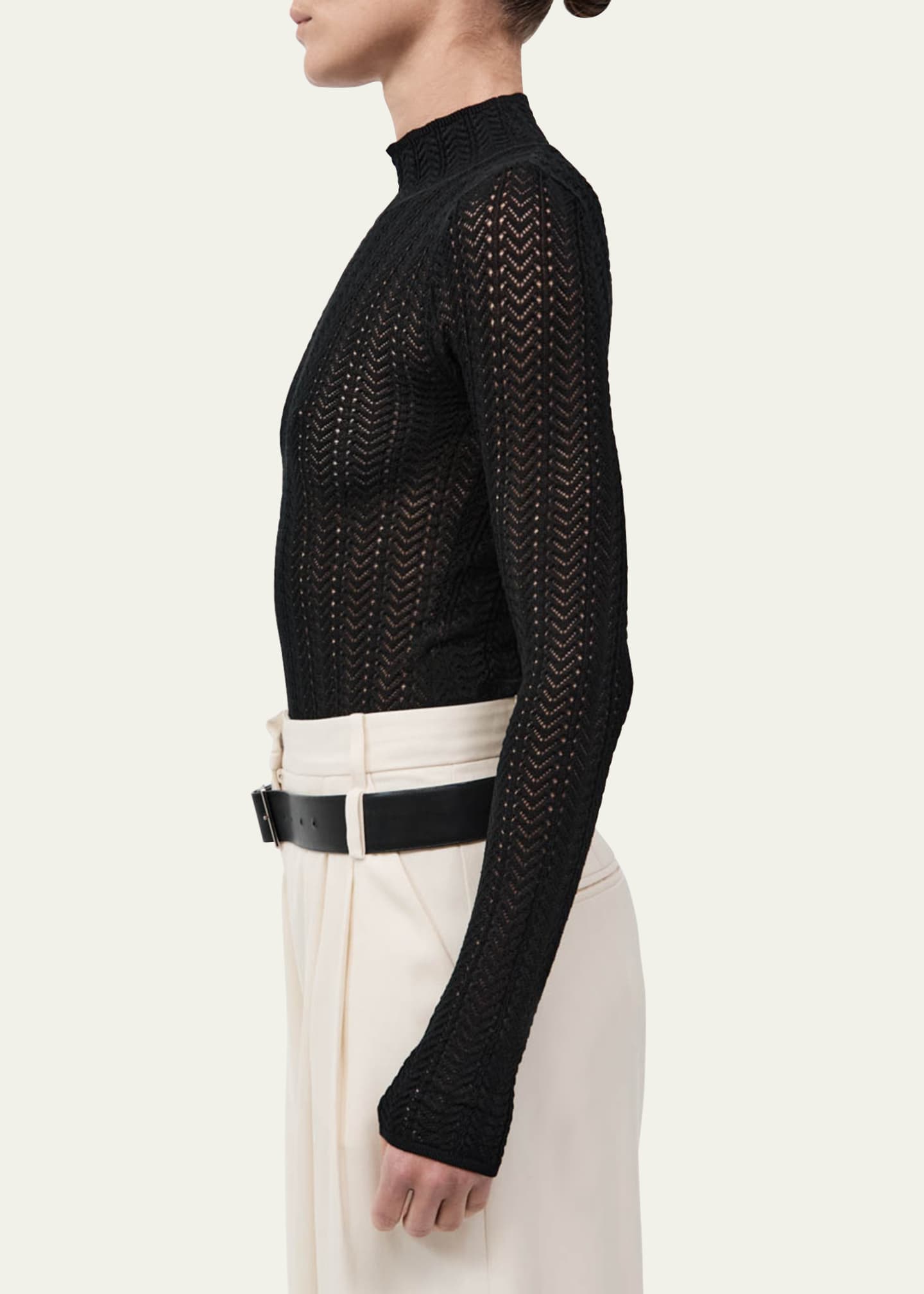 St. Agni Textured Knit Bodysuit Image 4 of 5
