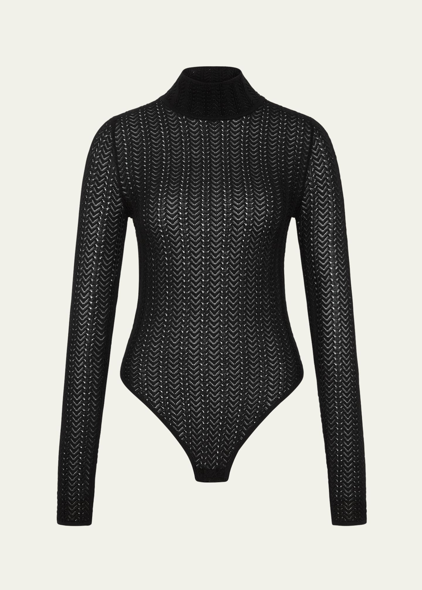 St. Agni Textured Knit Bodysuit Image 1 of 5