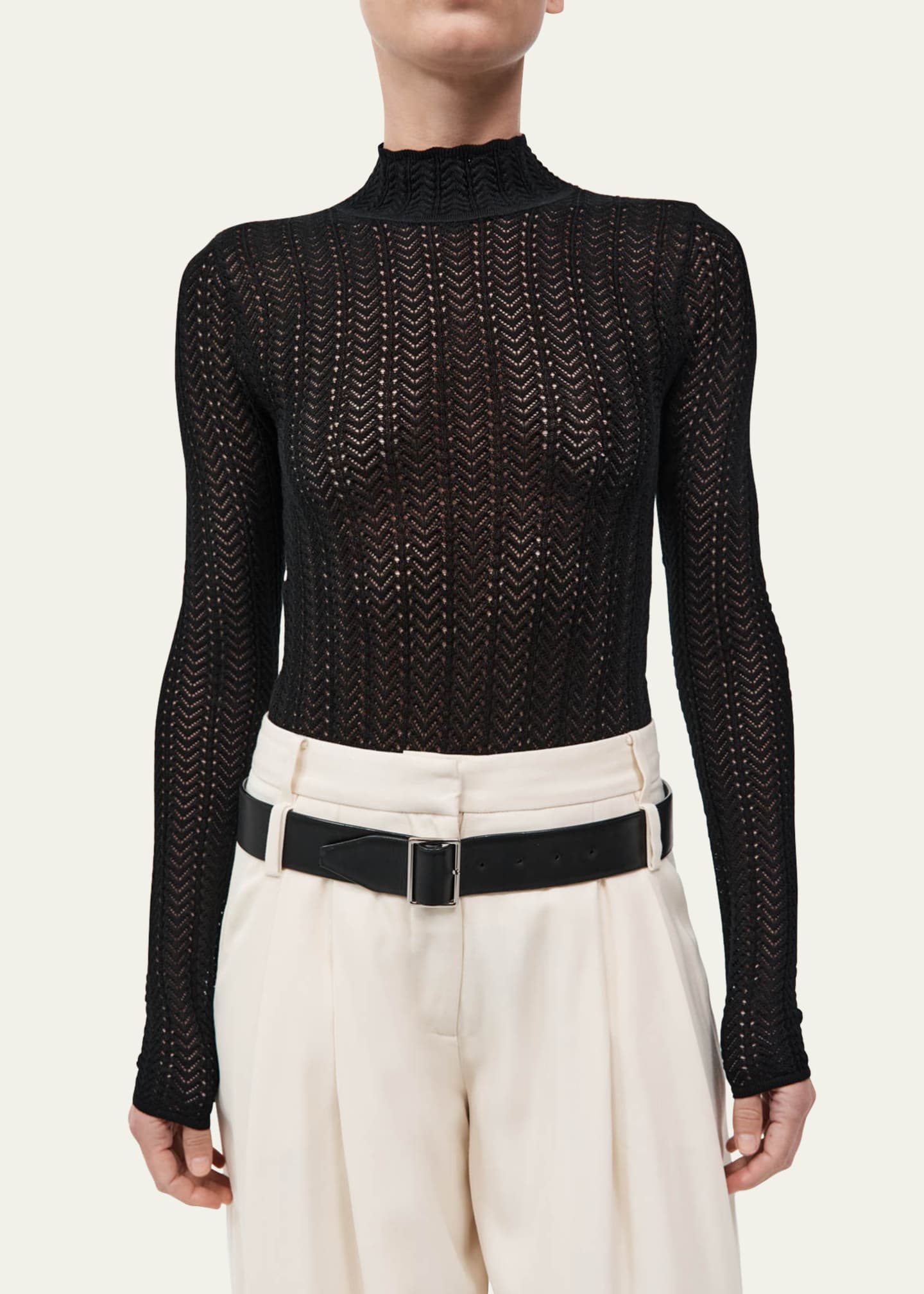 St. Agni Textured Knit Bodysuit Image 5 of 5
