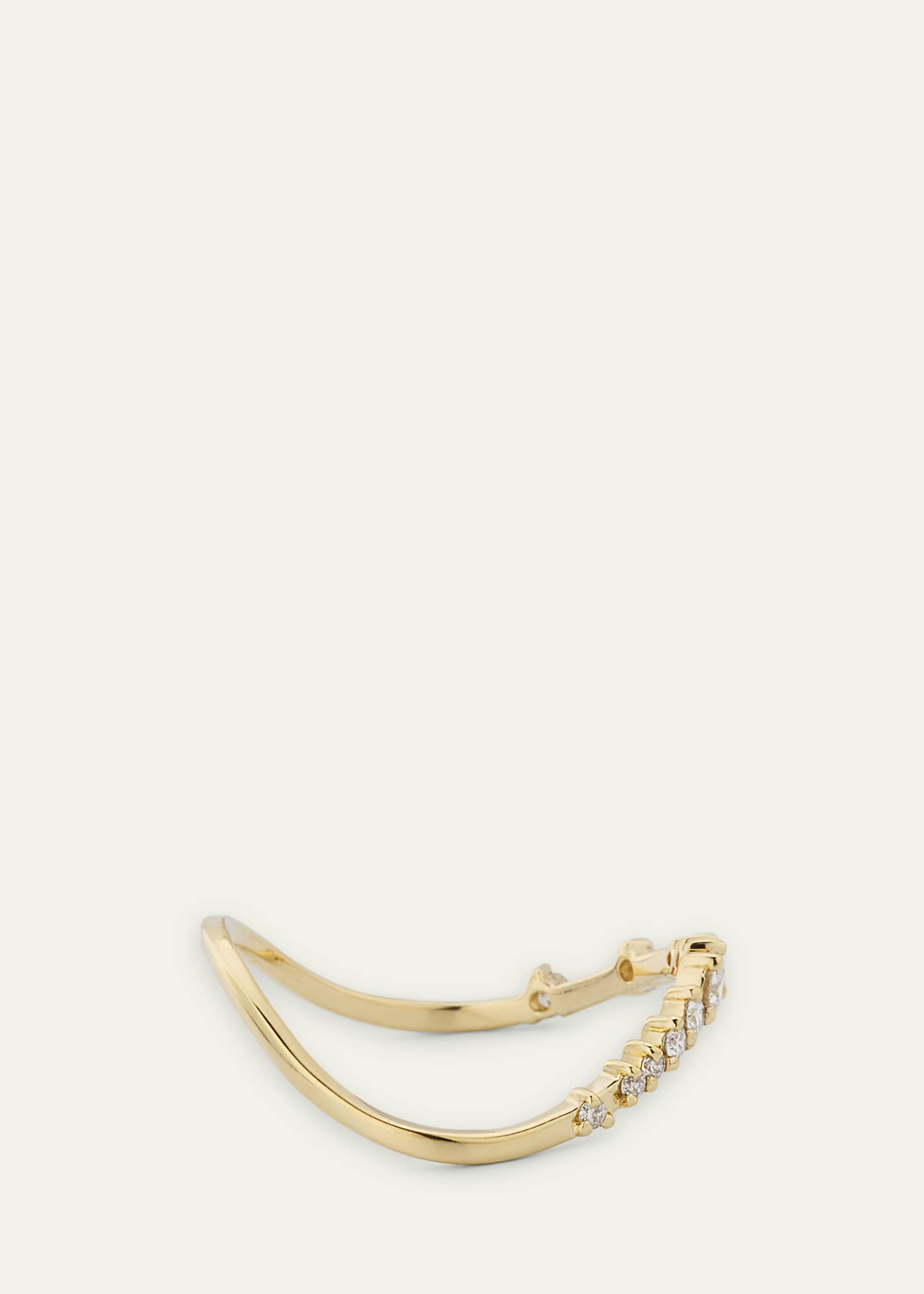 Lana Curved Solo Diamond Constellation Ring Image 4 of 4