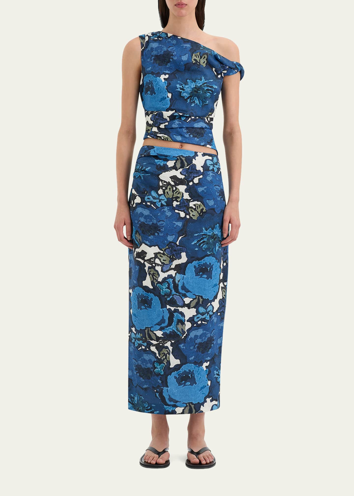 SIR Camellia Midi Skirt Image 2 of 5