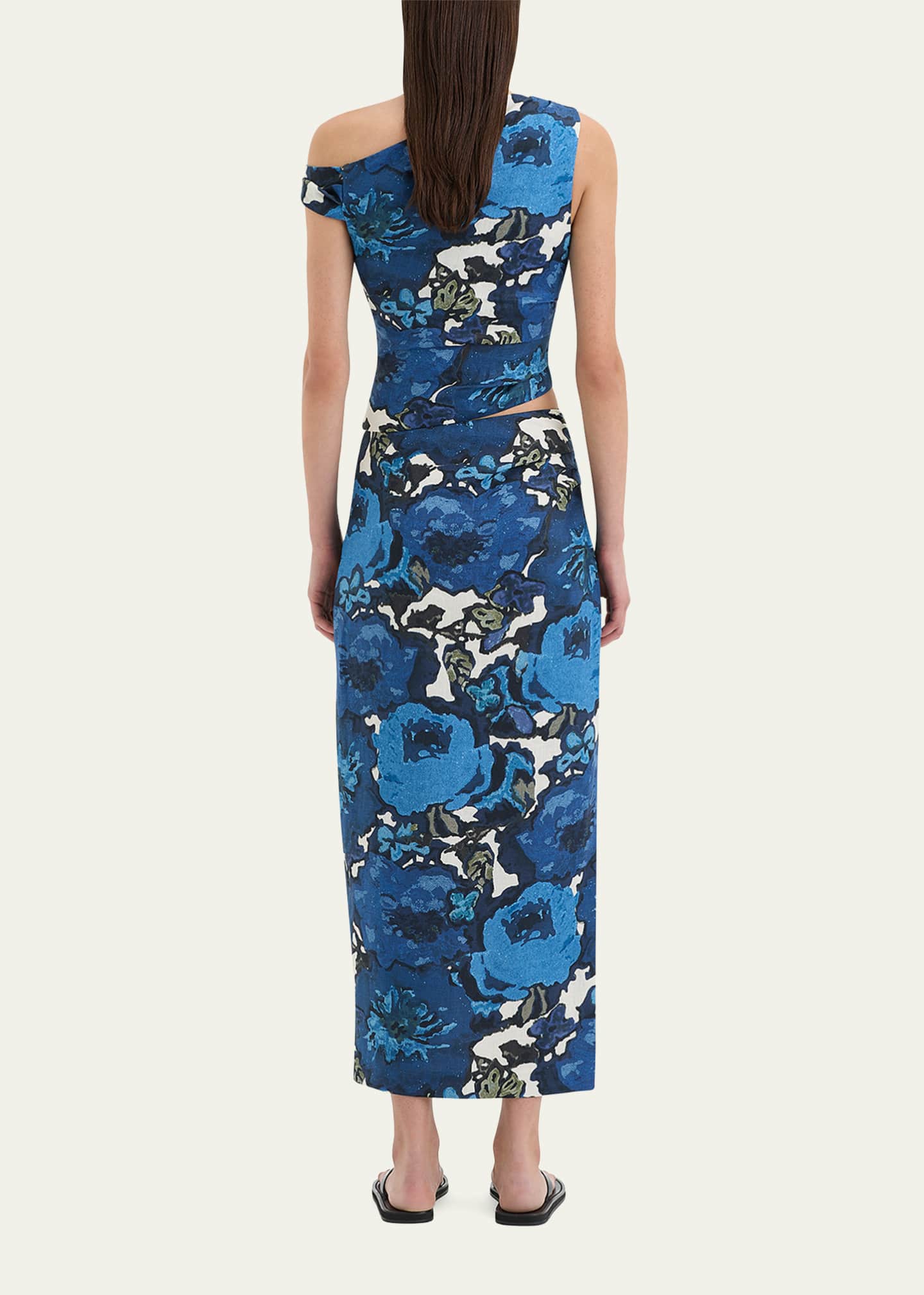 SIR Camellia Midi Skirt Image 3 of 5