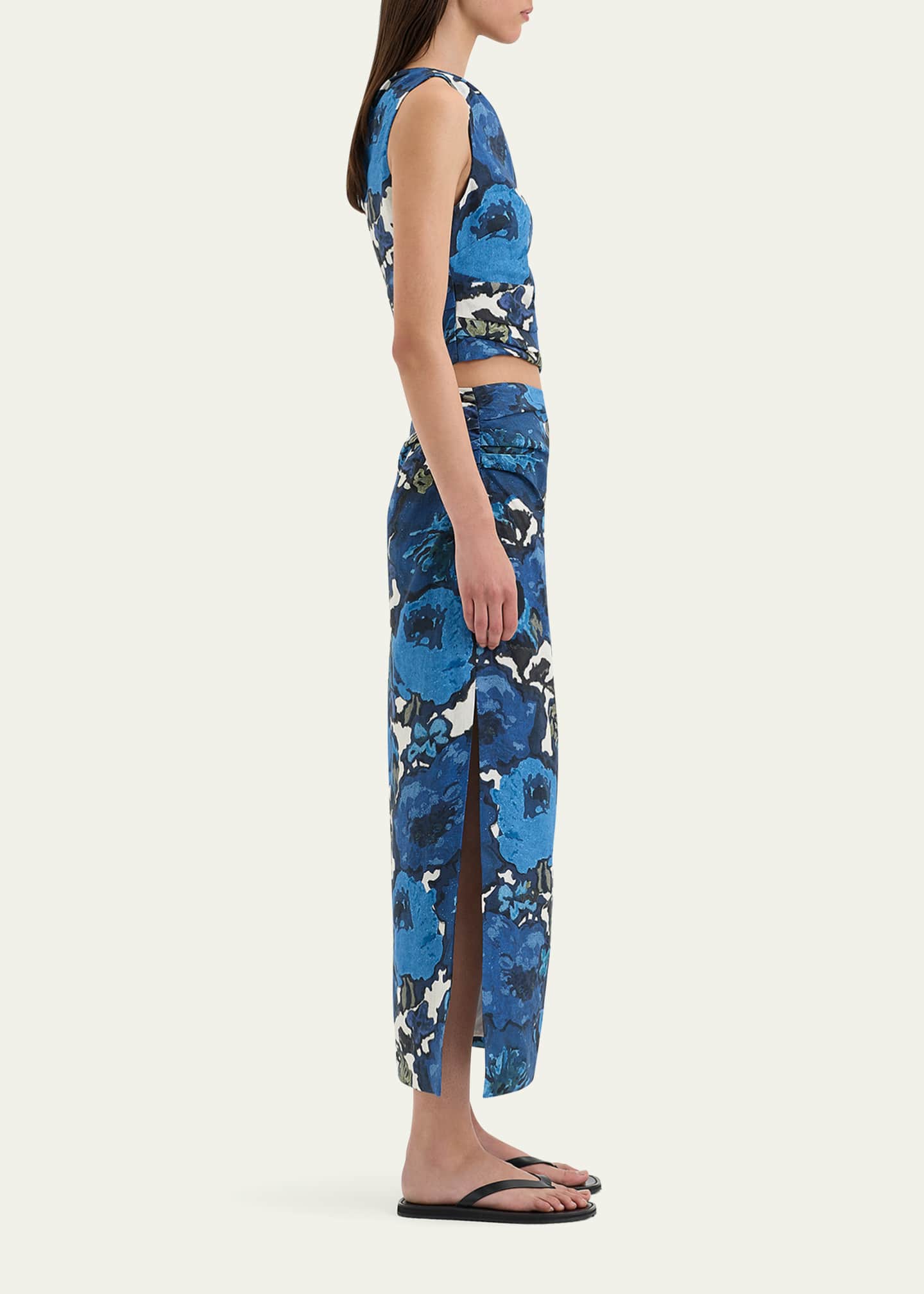 SIR Camellia Midi Skirt Image 4 of 5