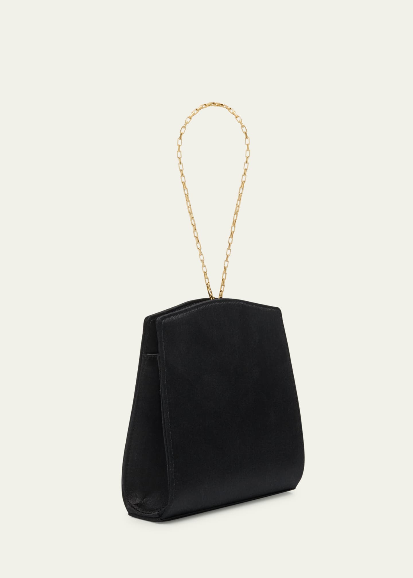 Saint Laurent Mini YSL Evening Wristlet in Satin Image 3 of 5