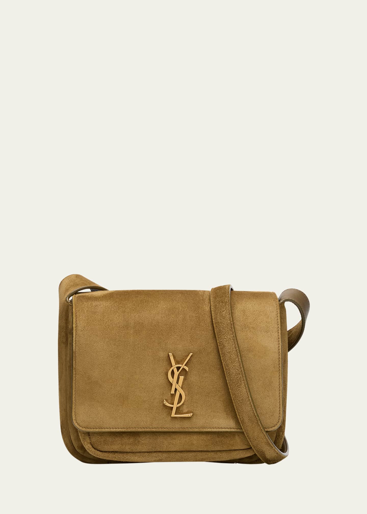 Saint Laurent Niki YSL Crossbody Bag in Suede Image 1 of 6