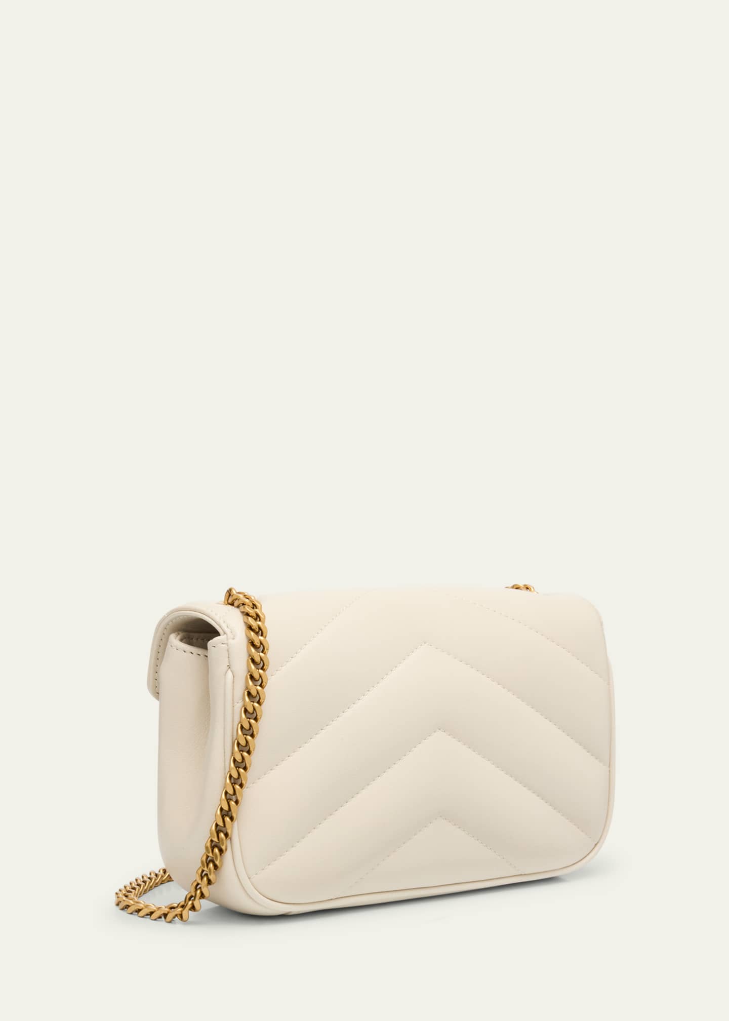 ショルダーバッグ・ポシェット SAINT LAURENT LOULOU MINI CROSSBODY BAG IN QUILTED NAPPA Saint Laurent Loulou Mini YSL Chain Crossbody Bag in Quilted