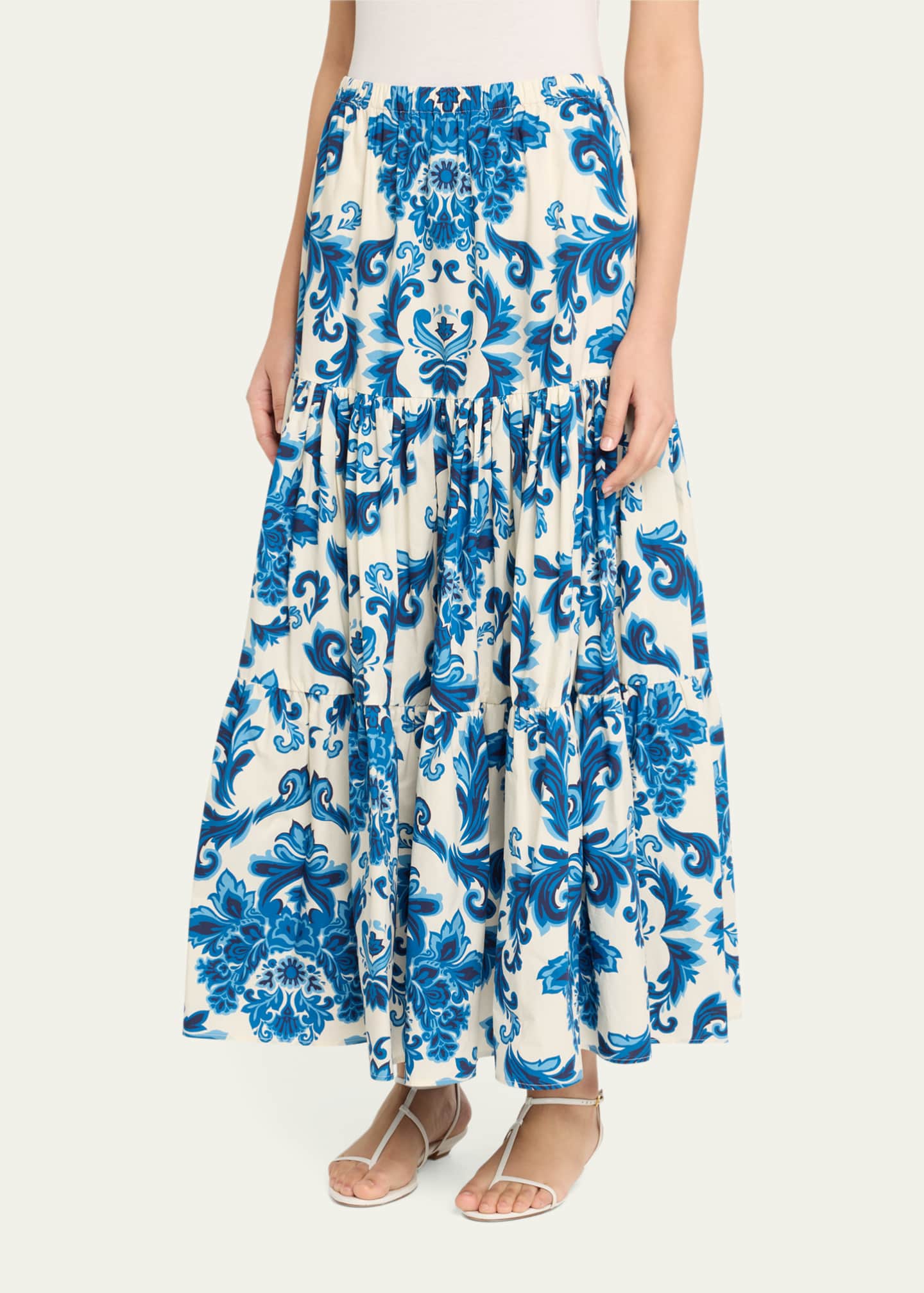 Cara Cara Melanie Tiered Maxi Skirt Image 4 of 5