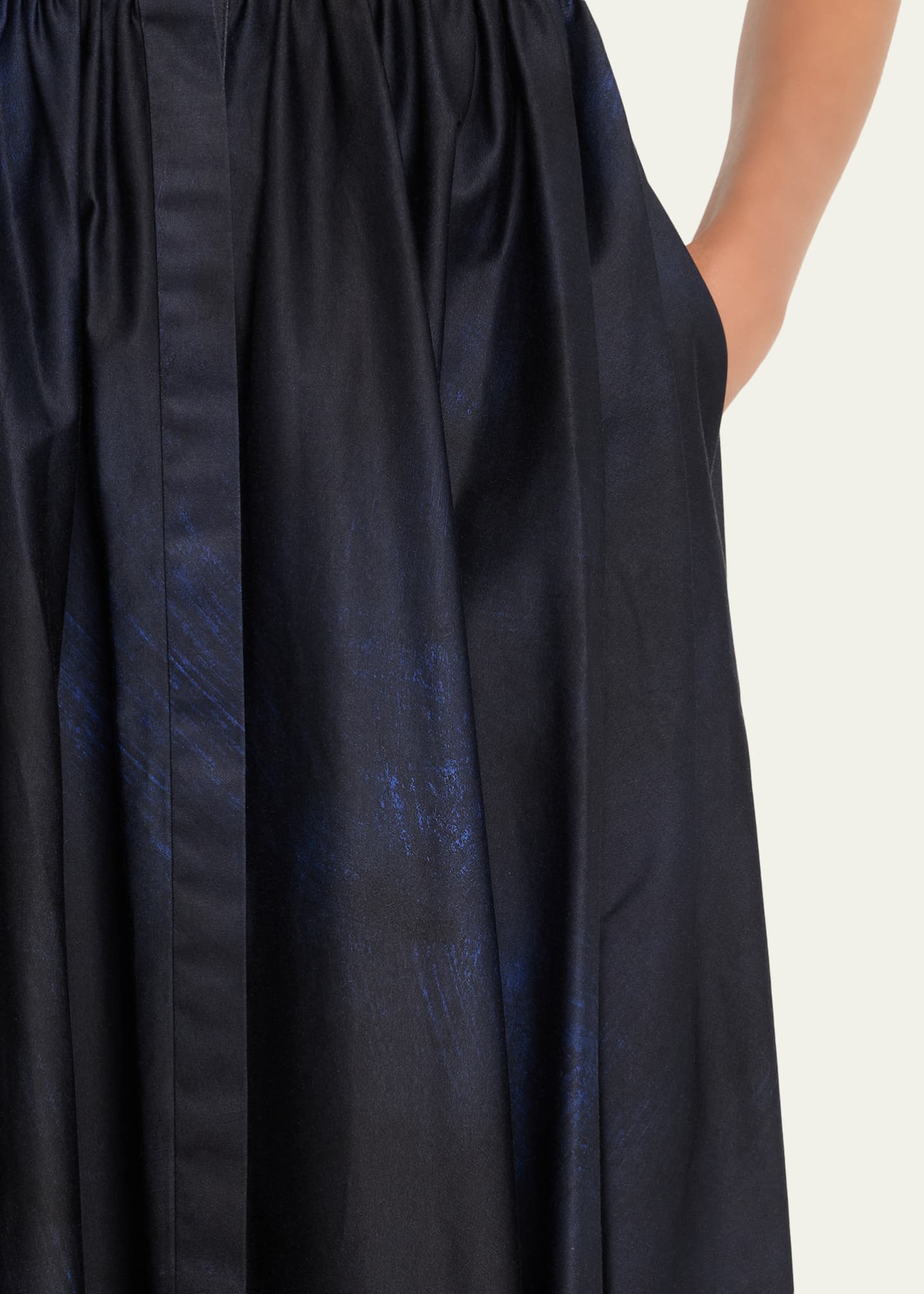 Jason Wu Collection Short-Sleeve Printed Cotton Shirtdress Image 5 of 5