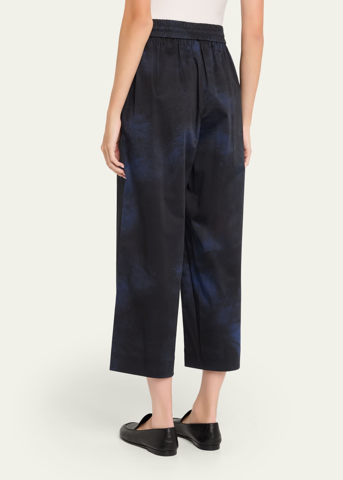 Jason Wu Collection Printed Drawstring Canvas Pants Image 3 of 5