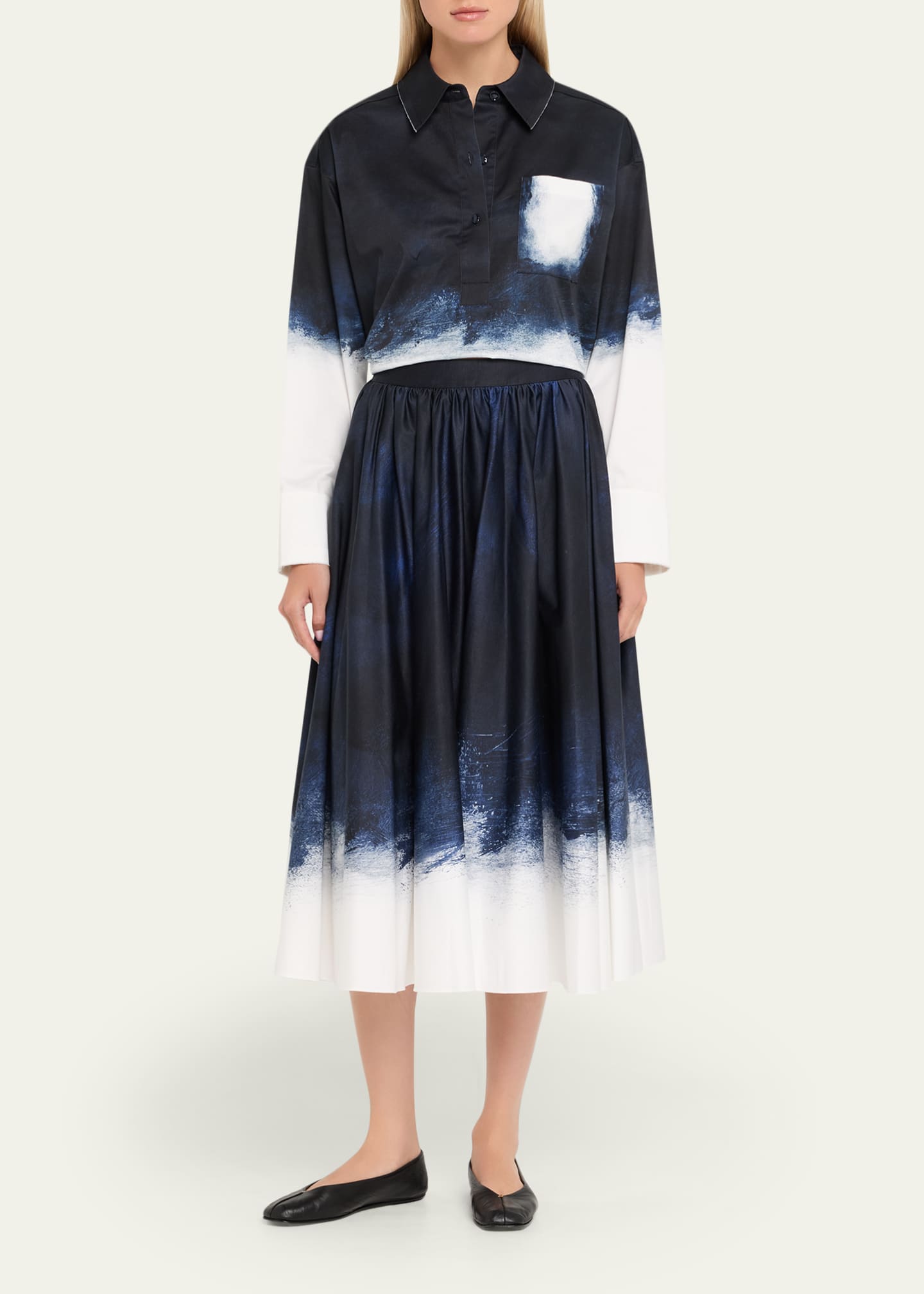 Jason Wu Collection Printed Circle Skirt Image 2 of 5