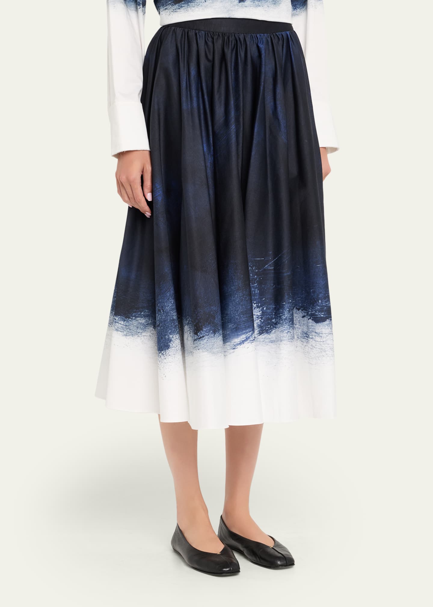 Jason Wu Collection Printed Circle Skirt Image 4 of 5