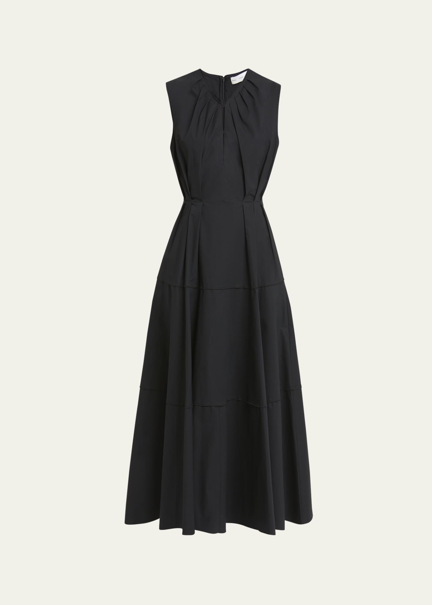 Proenza Schouler White Label Kailey Stretch Poplin Maxi Dress Image 1 of 5