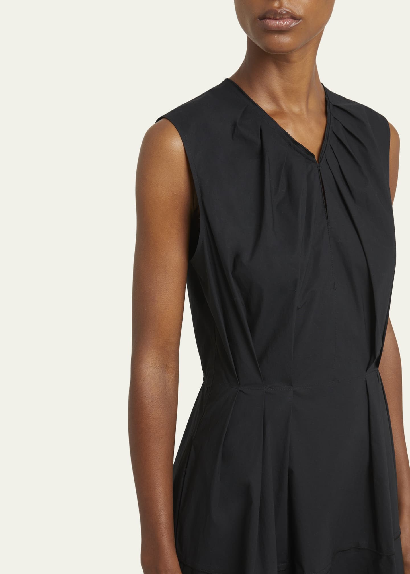 Proenza Schouler White Label Kailey Stretch Poplin Maxi Dress Image 5 of 5