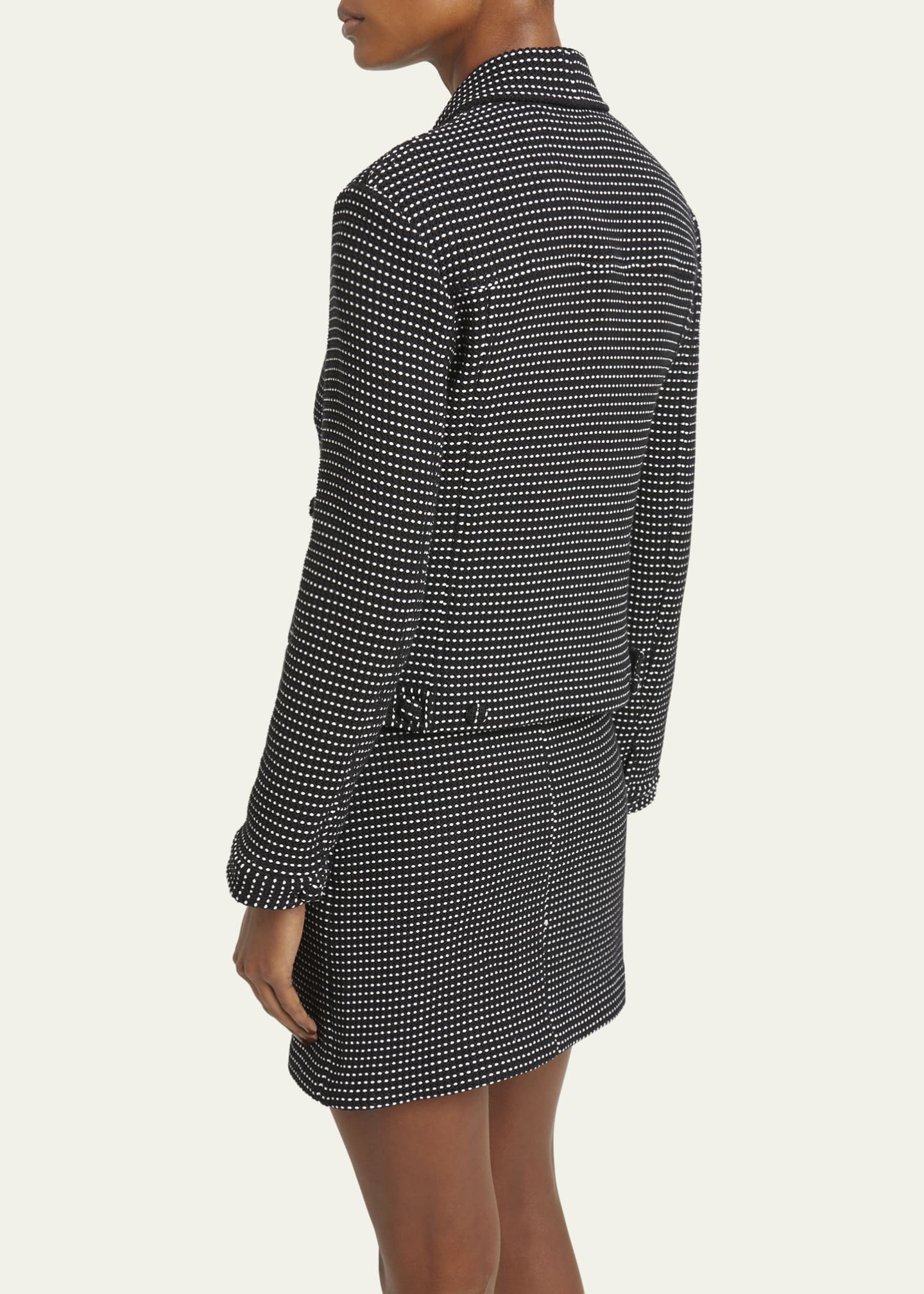 Proenza Schouler White Label Osler Tweed Jacket Image 3 of 5