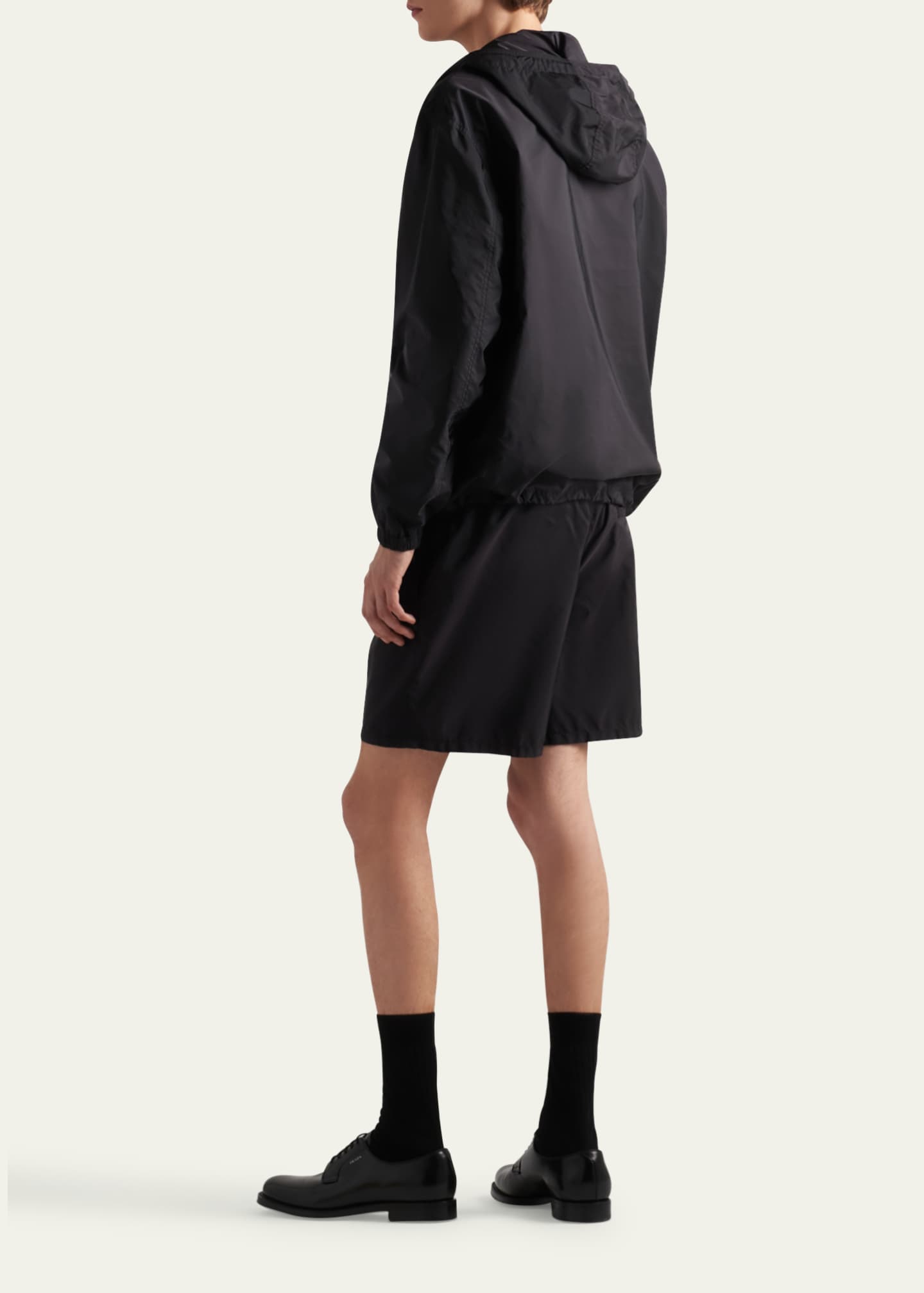 PRADA ロゴスイムトランク Prada Men's Triangle Logo Swim Trunks - Bergdorf Goodman